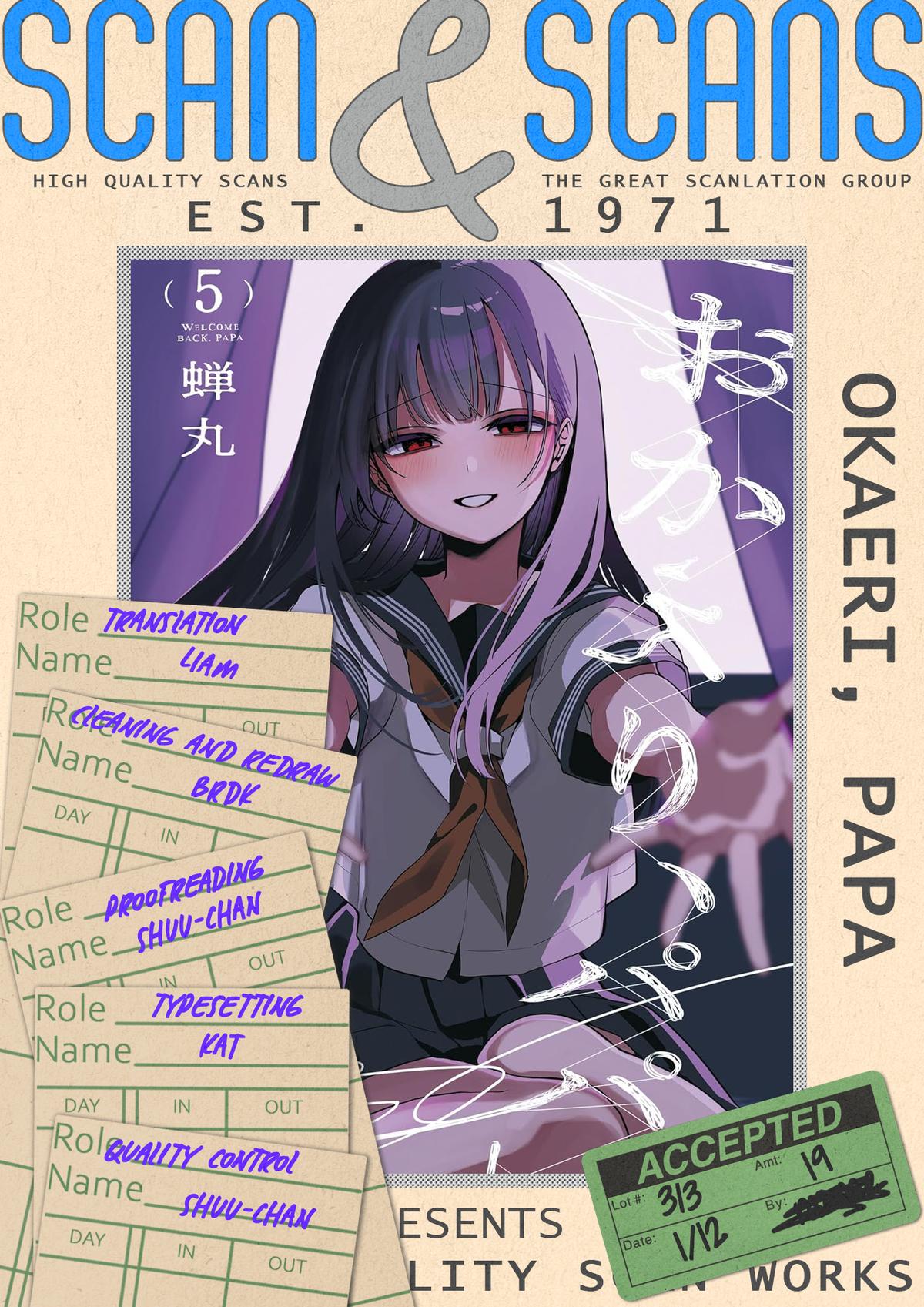 “Okaeri, Papa” Chapter 34 page 1 - 