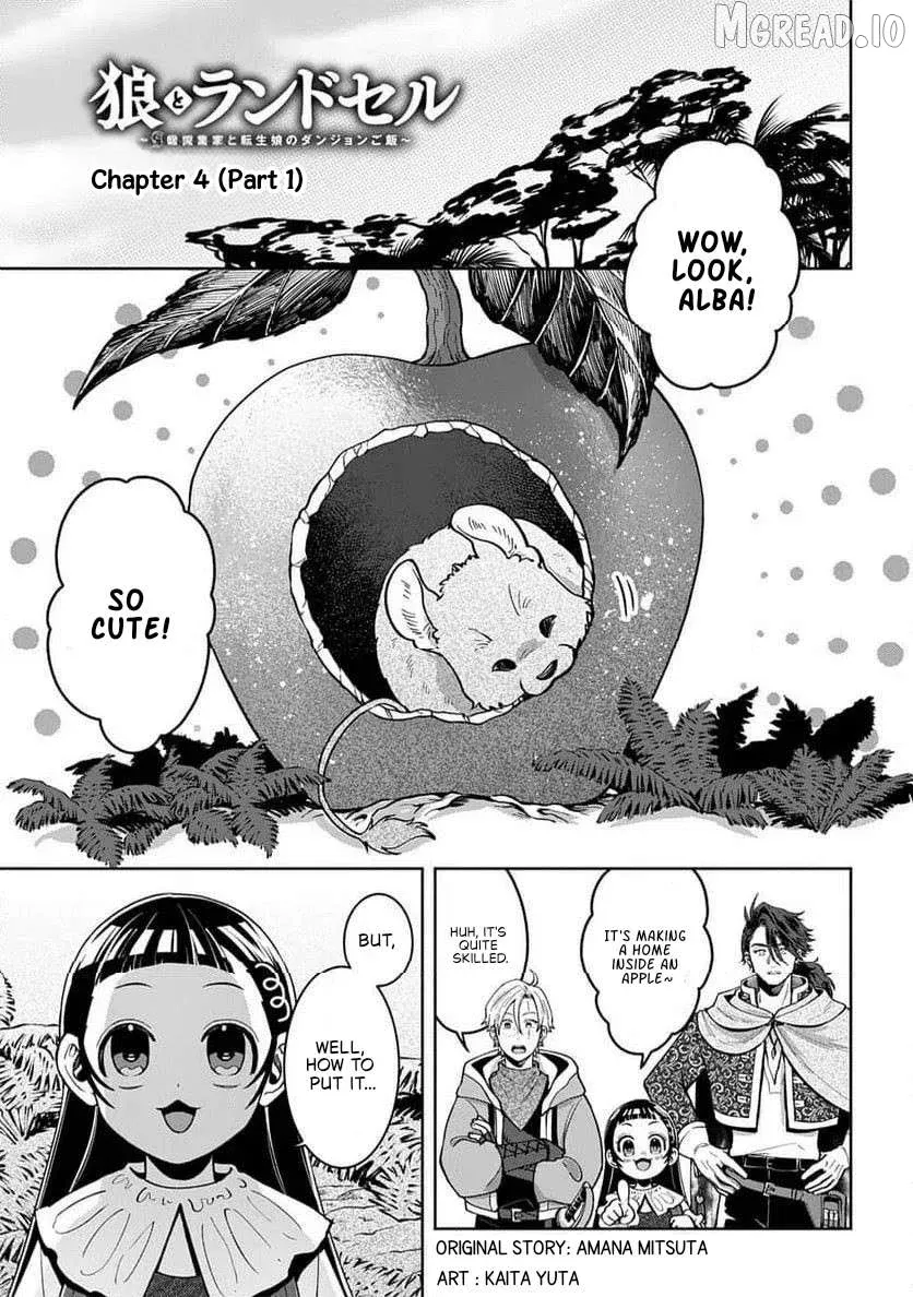 Okami To Randoseru ～ Kyu Saishuka To Tensei Musume No Danjon Gohan ～ Chapter 4.1 page 1 - 