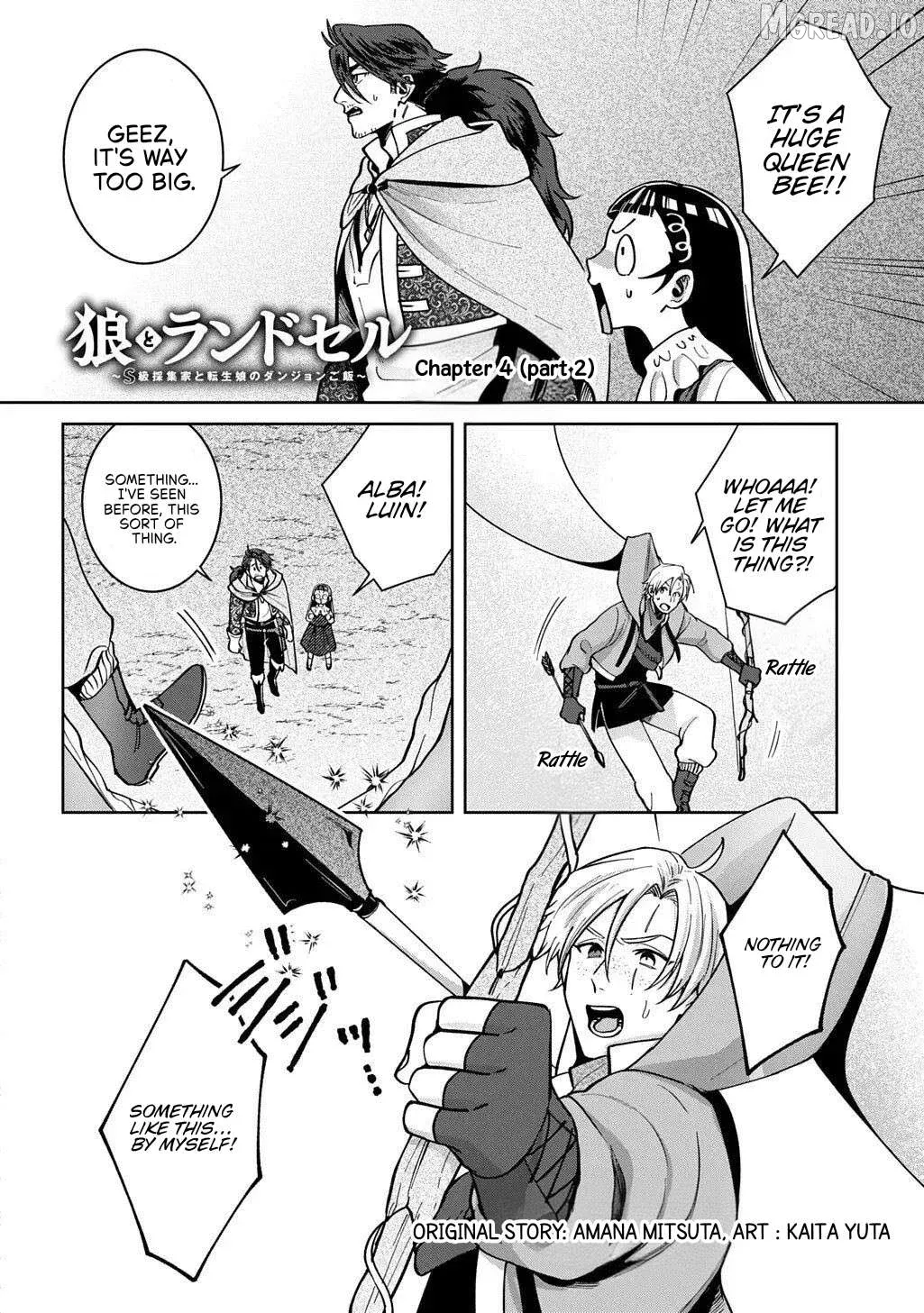 Okami To Randoseru ～ Kyu Saishuka To Tensei Musume No Danjon Gohan ～ Chapter 4.2 page 1 - 