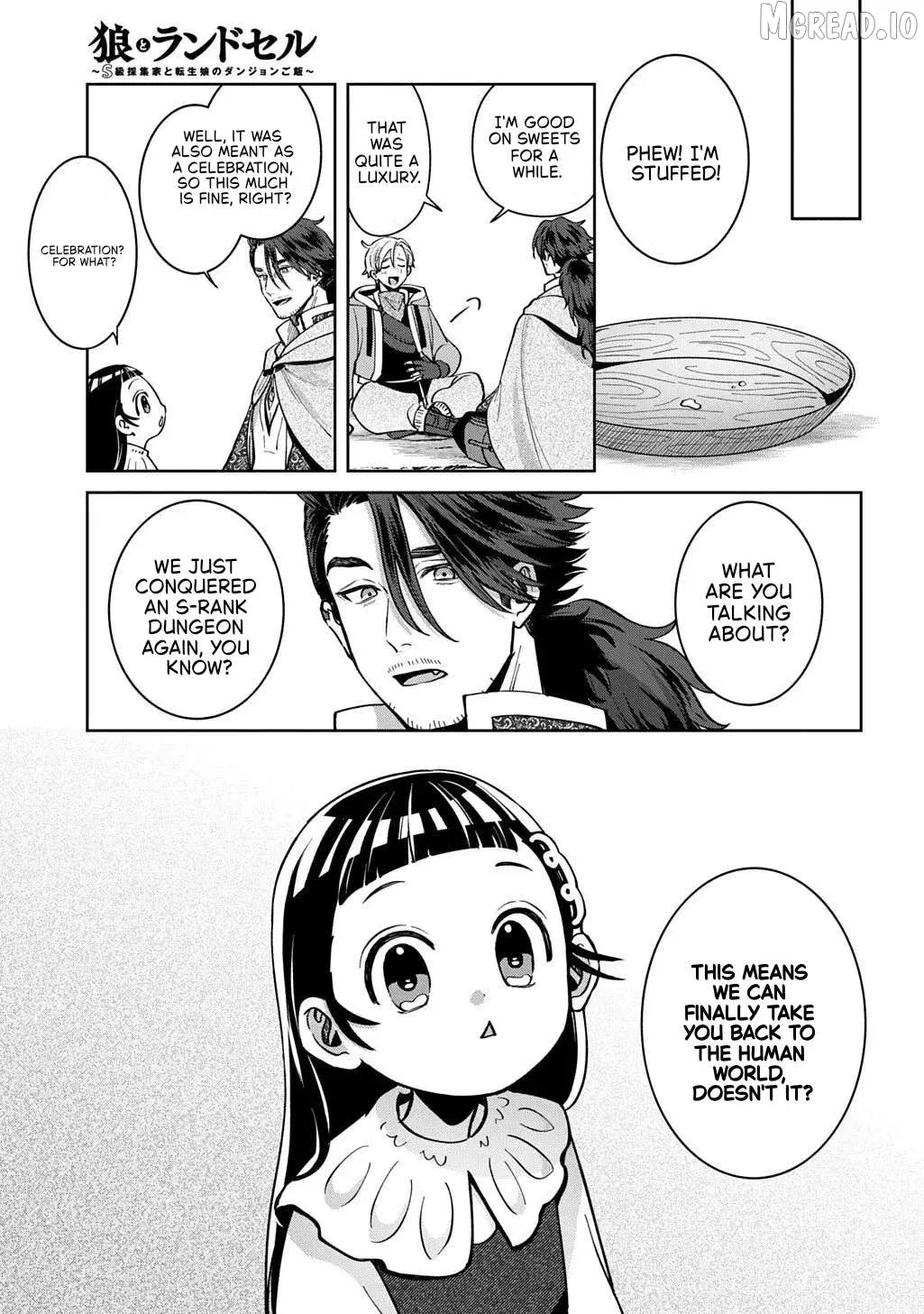 Okami To Randoseru ～ Kyu Saishuka To Tensei Musume No Danjon Gohan ～ Chapter 4.2 page 14 - 