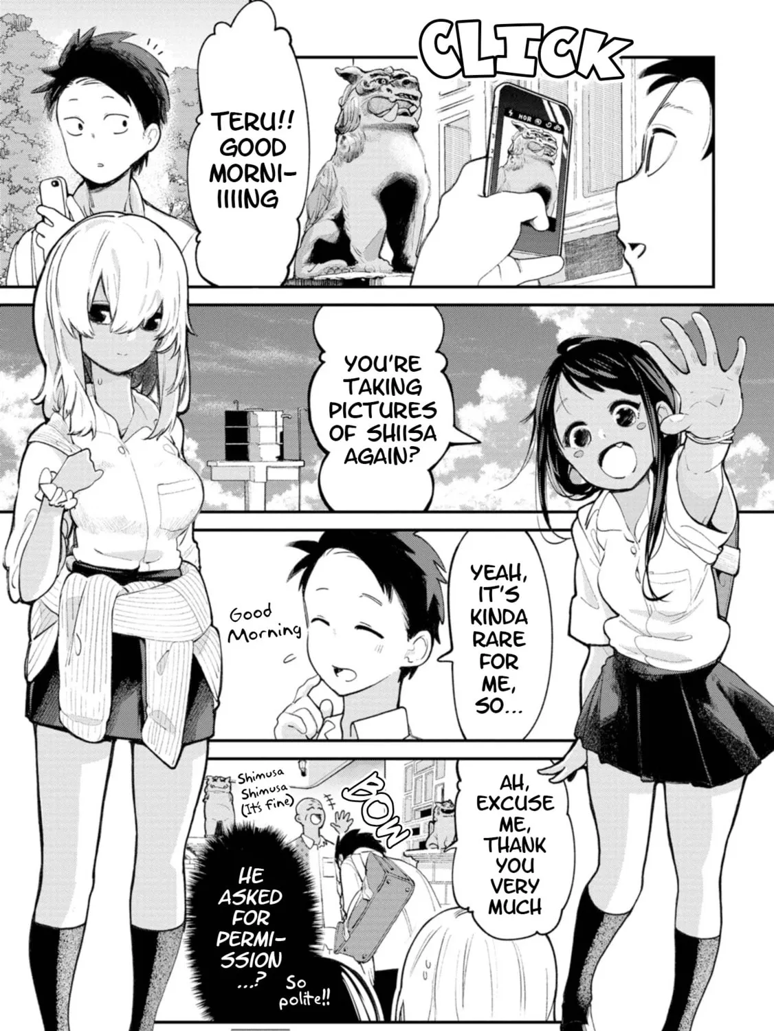 Okinawa de Suki ni Natta Ko ga Hougen Sugite Tsura Sugiru Chapter 10.5 page 1 - 