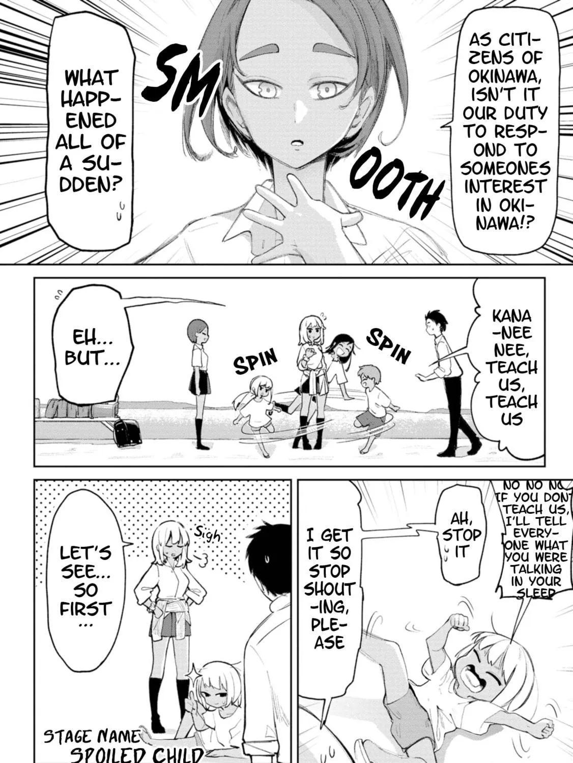 Okinawa de Suki ni Natta Ko ga Hougen Sugite Tsura Sugiru Chapter 13 page 11 - 