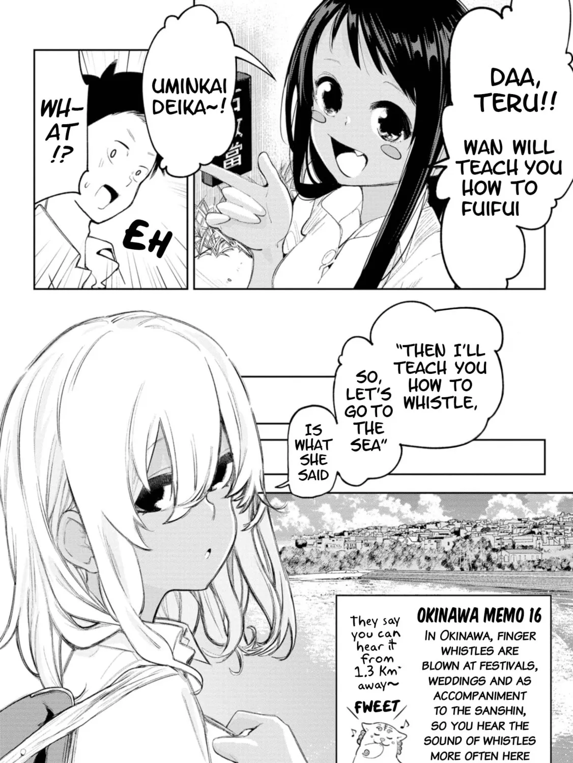 Okinawa de Suki ni Natta Ko ga Hougen Sugite Tsura Sugiru Chapter 13 page 3 - 