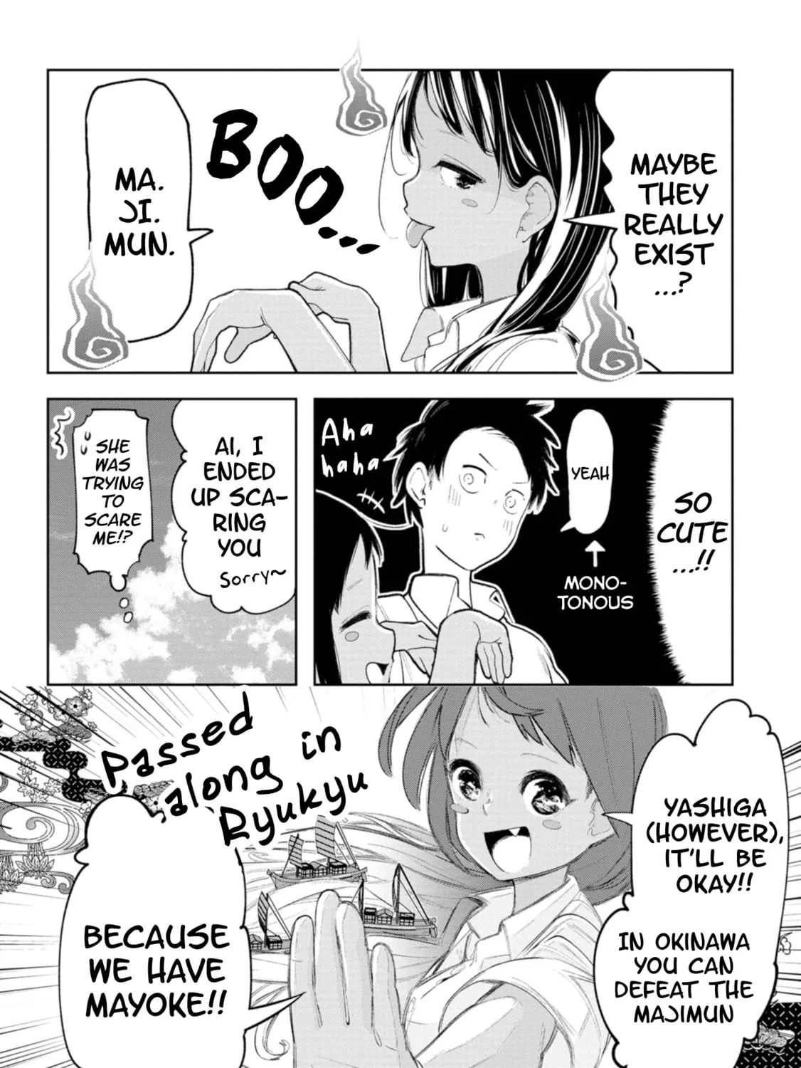 Okinawa de Suki ni Natta Ko ga Hougen Sugite Tsura Sugiru Chapter 14 page 7 - 
