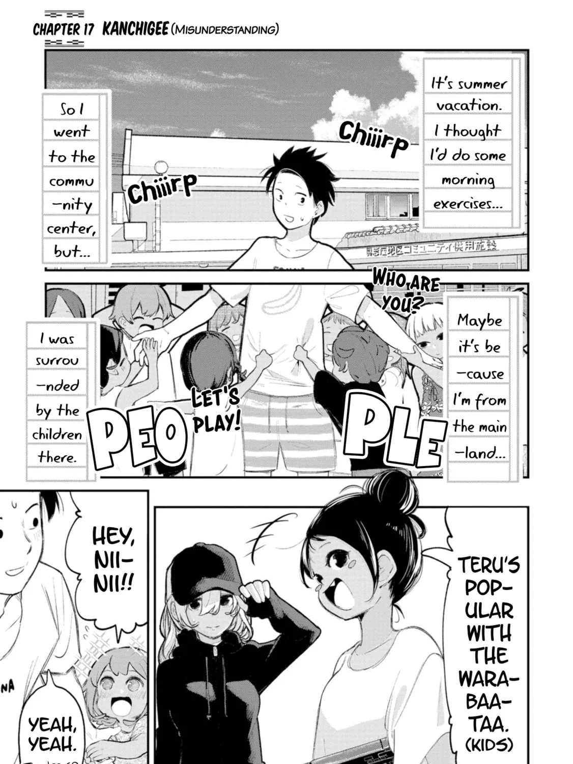 Okinawa de Suki ni Natta Ko ga Hougen Sugite Tsura Sugiru Chapter 17 page 1 - 