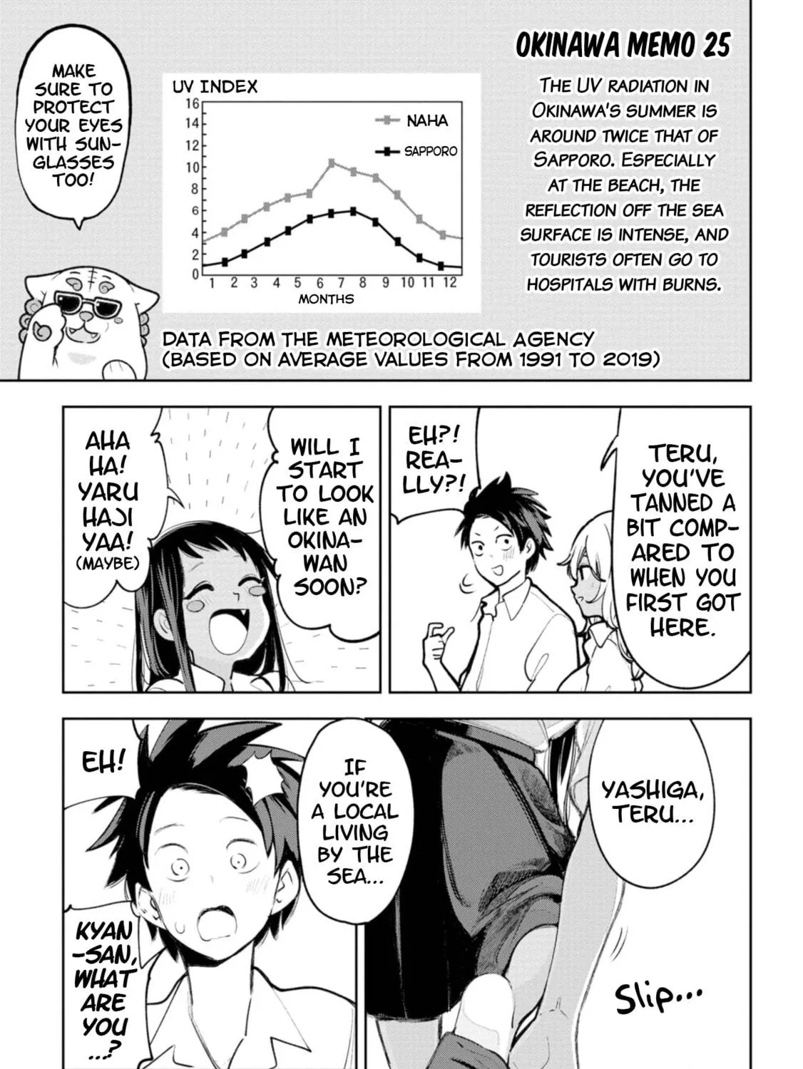 Okinawa de Suki ni Natta Ko ga Hougen Sugite Tsura Sugiru Chapter 19.5 page 5 - 