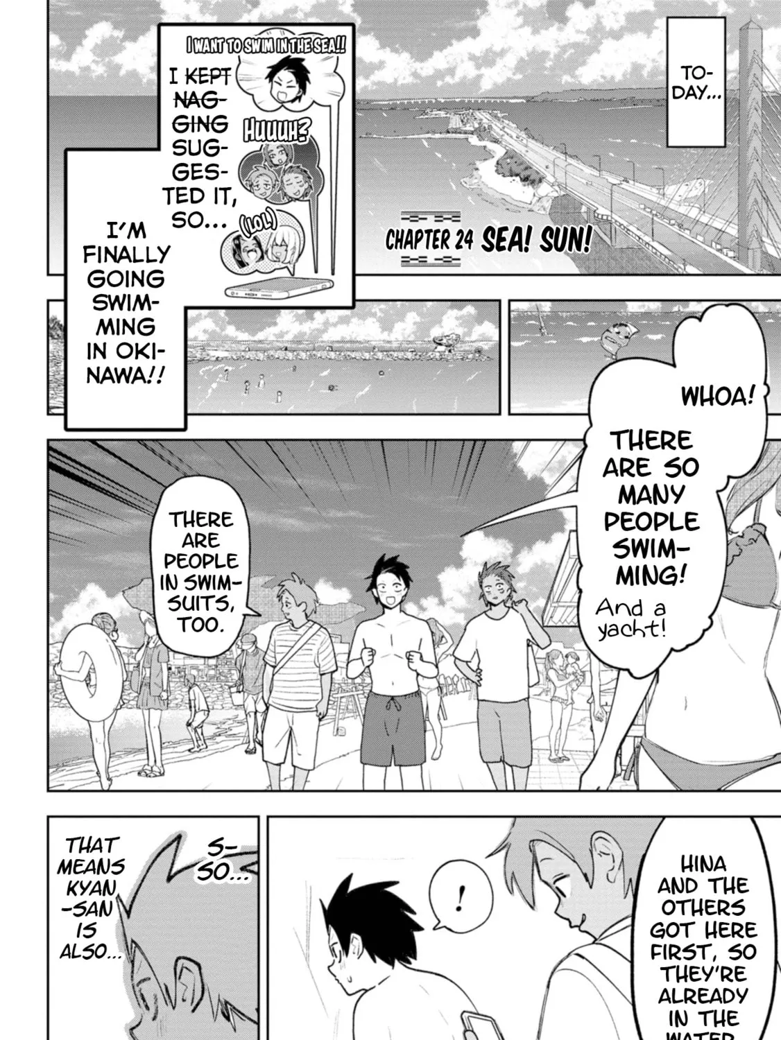 Okinawa de Suki ni Natta Ko ga Hougen Sugite Tsura Sugiru Chapter 24 page 1 - 