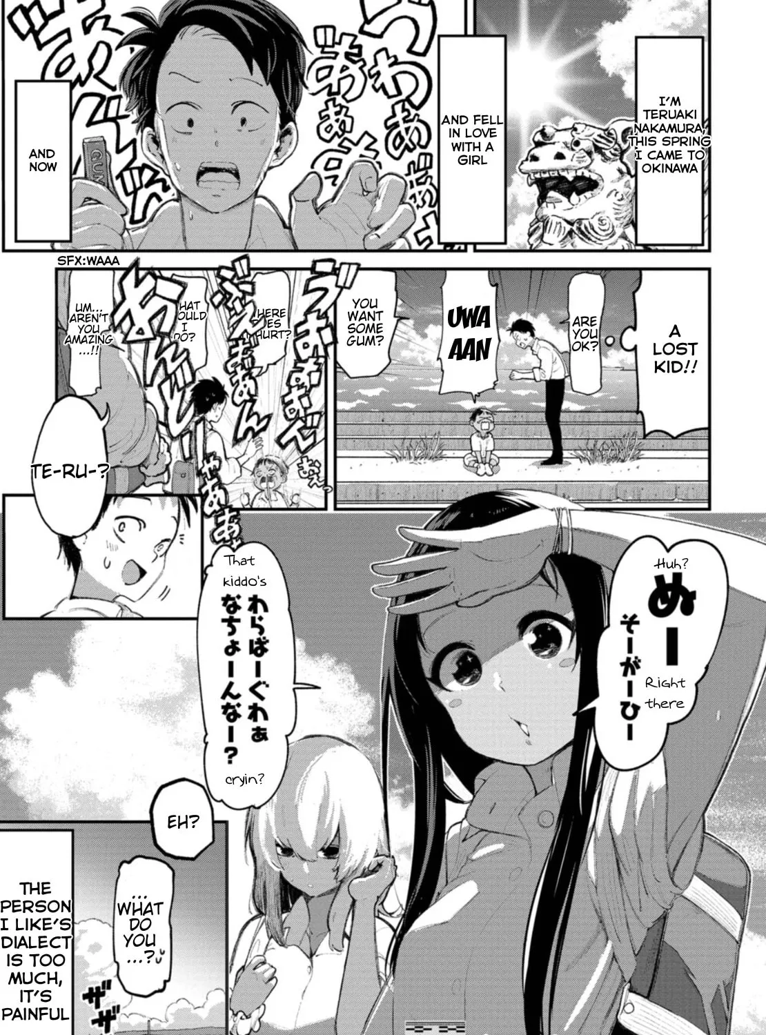 Okinawa de Suki ni Natta Ko ga Hougen Sugite Tsura Sugiru Chapter 3 page 2 - 