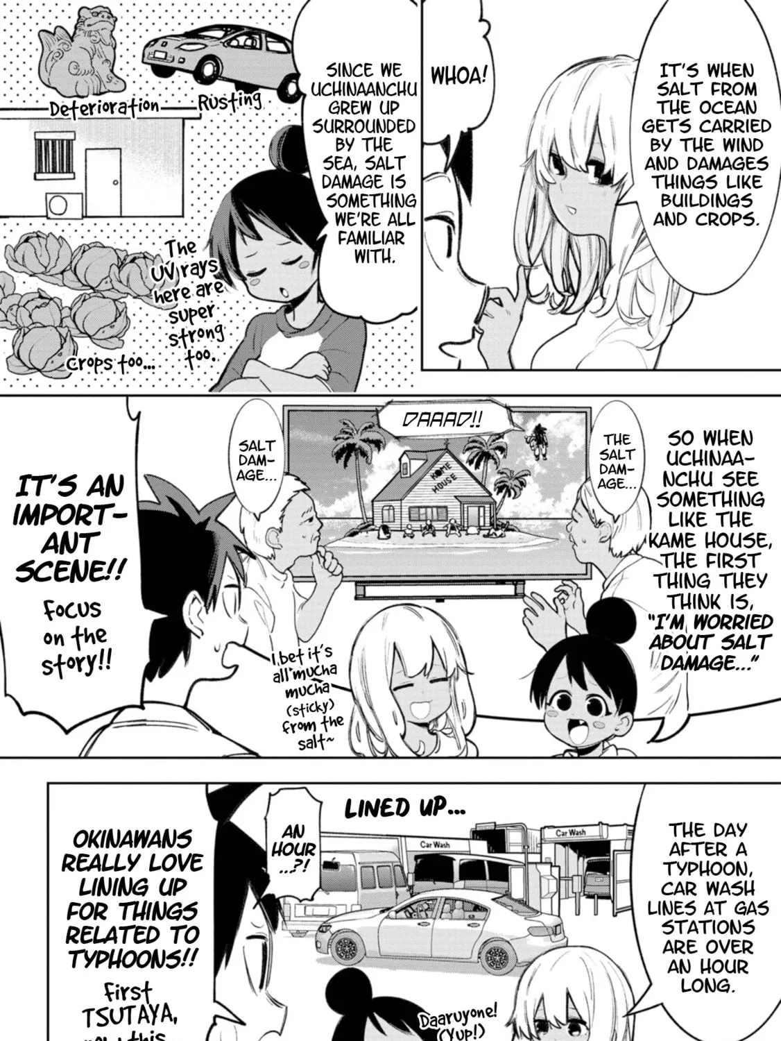 Okinawa de Suki ni Natta Ko ga Hougen Sugite Tsura Sugiru Chapter 34 page 3 - 