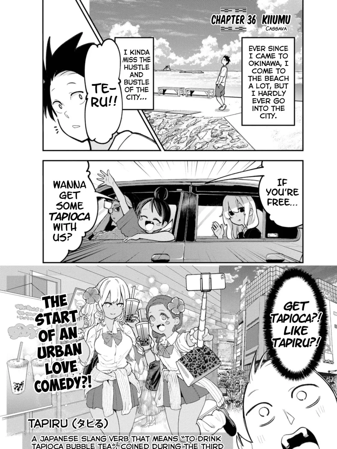 Okinawa de Suki ni Natta Ko ga Hougen Sugite Tsura Sugiru Chapter 36 page 1 - 
