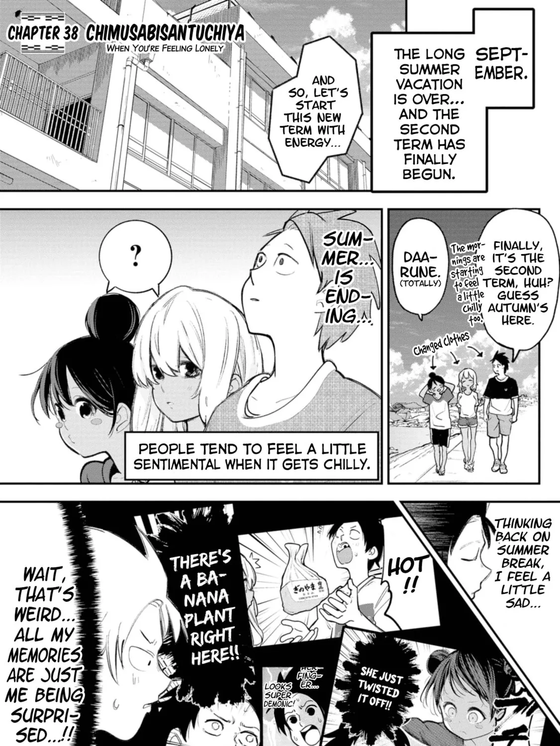 Okinawa de Suki ni Natta Ko ga Hougen Sugite Tsura Sugiru Chapter 38 page 1 - 