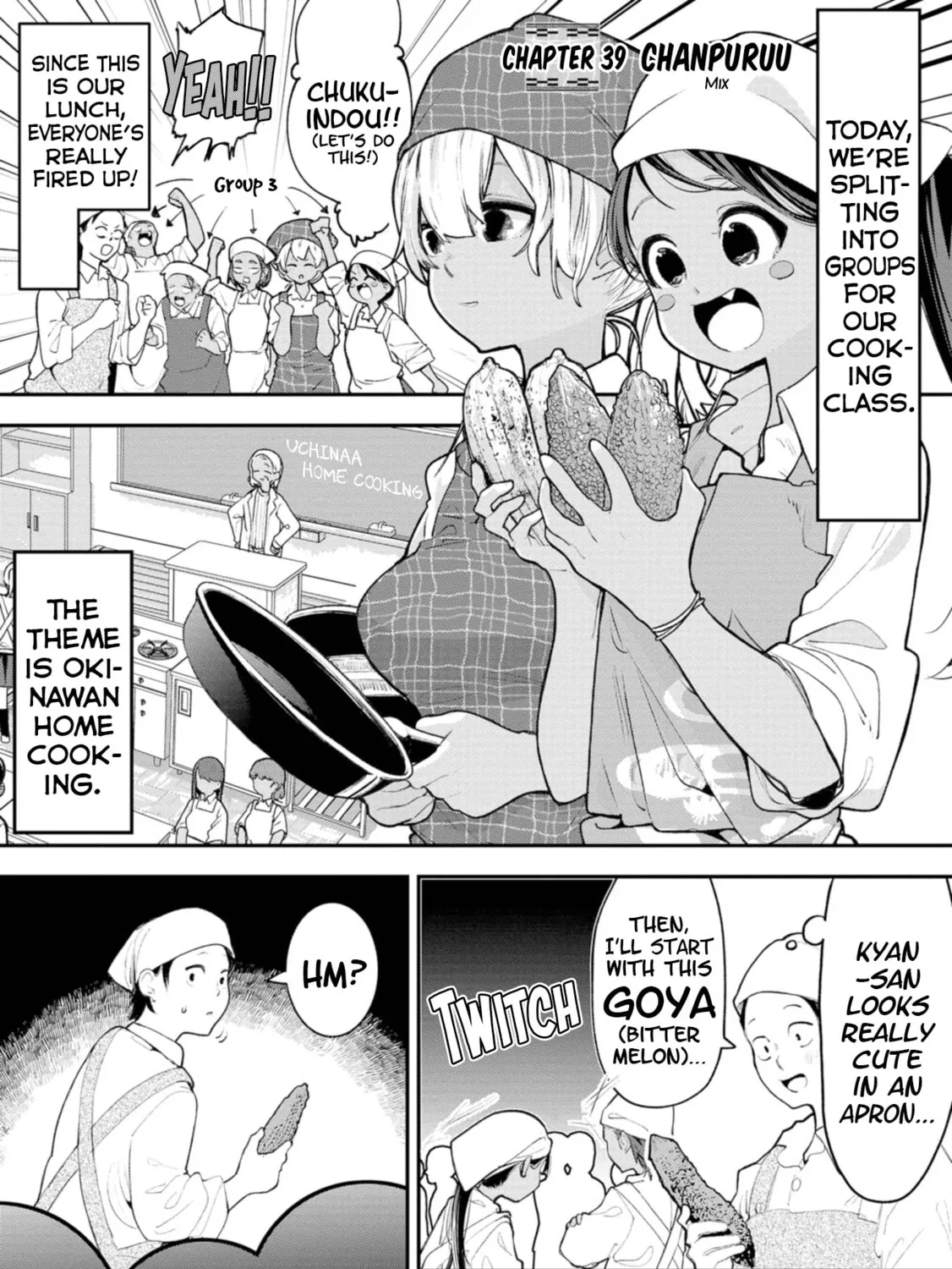 Okinawa de Suki ni Natta Ko ga Hougen Sugite Tsura Sugiru Chapter 39 page 1 - 