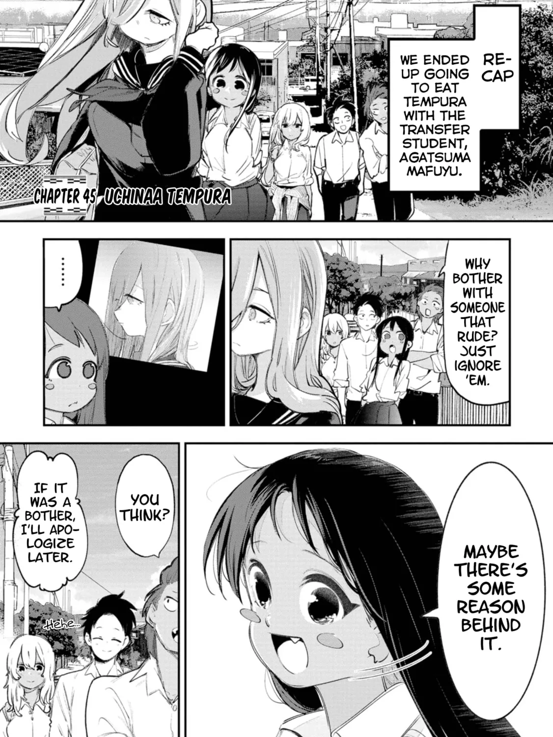 Okinawa de Suki ni Natta Ko ga Hougen Sugite Tsura Sugiru Chapter 45 page 1 - 
