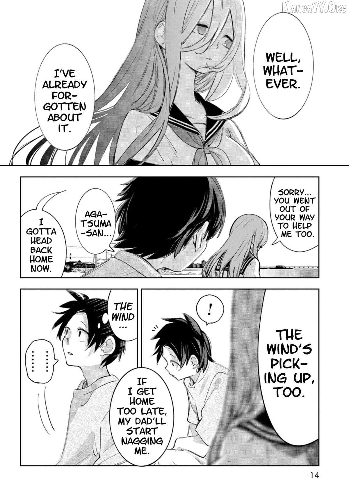 Okinawa de Suki ni Natta Ko ga Hougen Sugite Tsura Sugiru Chapter 50 page 14 - 
