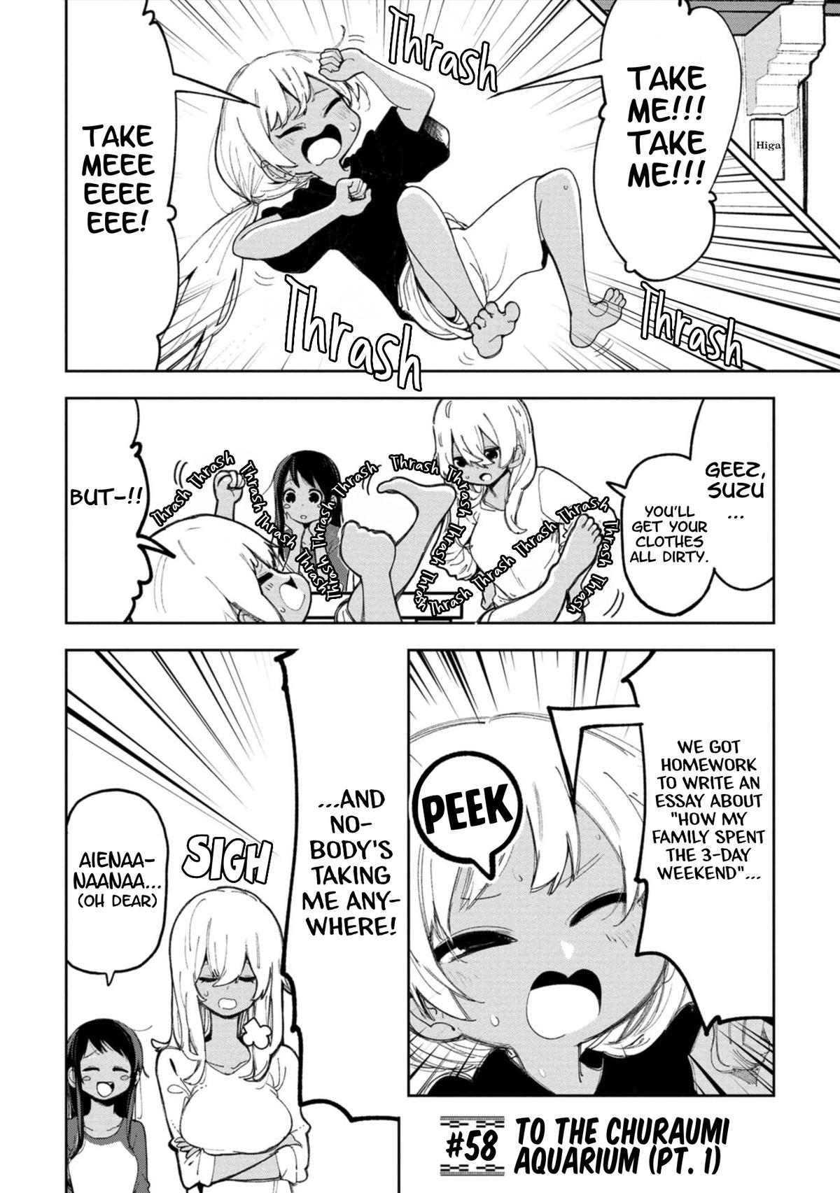 Okinawa de Suki ni Natta Ko ga Hougen Sugite Tsura Sugiru Chapter 58 page 1 - 