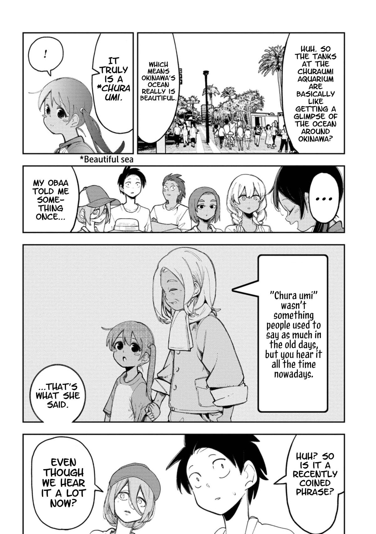 Okinawa de Suki ni Natta Ko ga Hougen Sugite Tsura Sugiru Chapter 59 page 12 - 