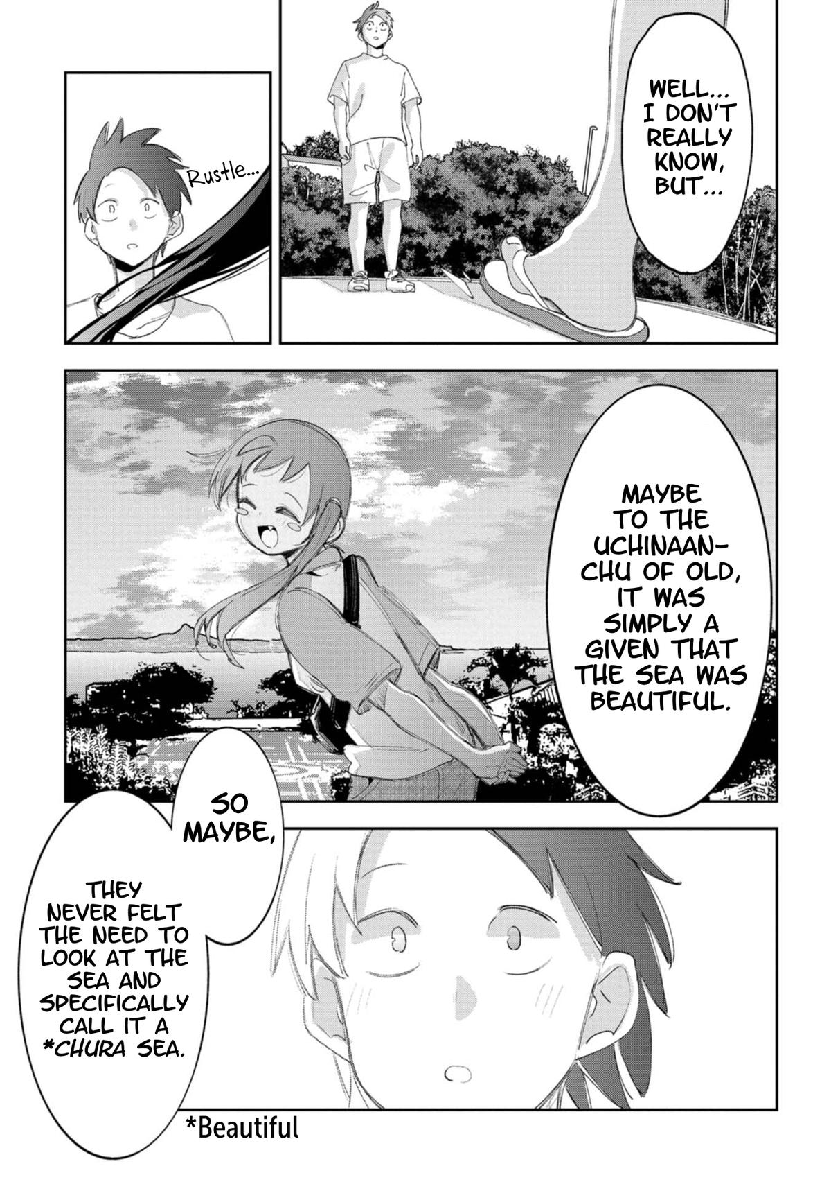 Okinawa de Suki ni Natta Ko ga Hougen Sugite Tsura Sugiru Chapter 59 page 13 - 