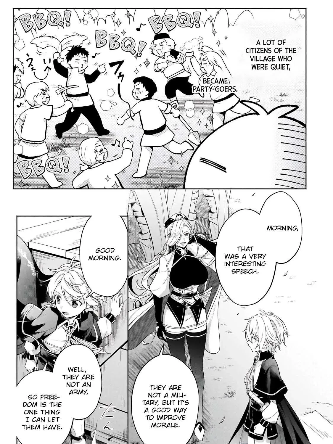 Okiraku Ryoushu no Tanoshii Ryouchi Bouei ~Seisan-kei Majutsu de Na mo na Kimura wo Saikyou no Jousai Toshi ni~ Chapter 18 page 45 - 