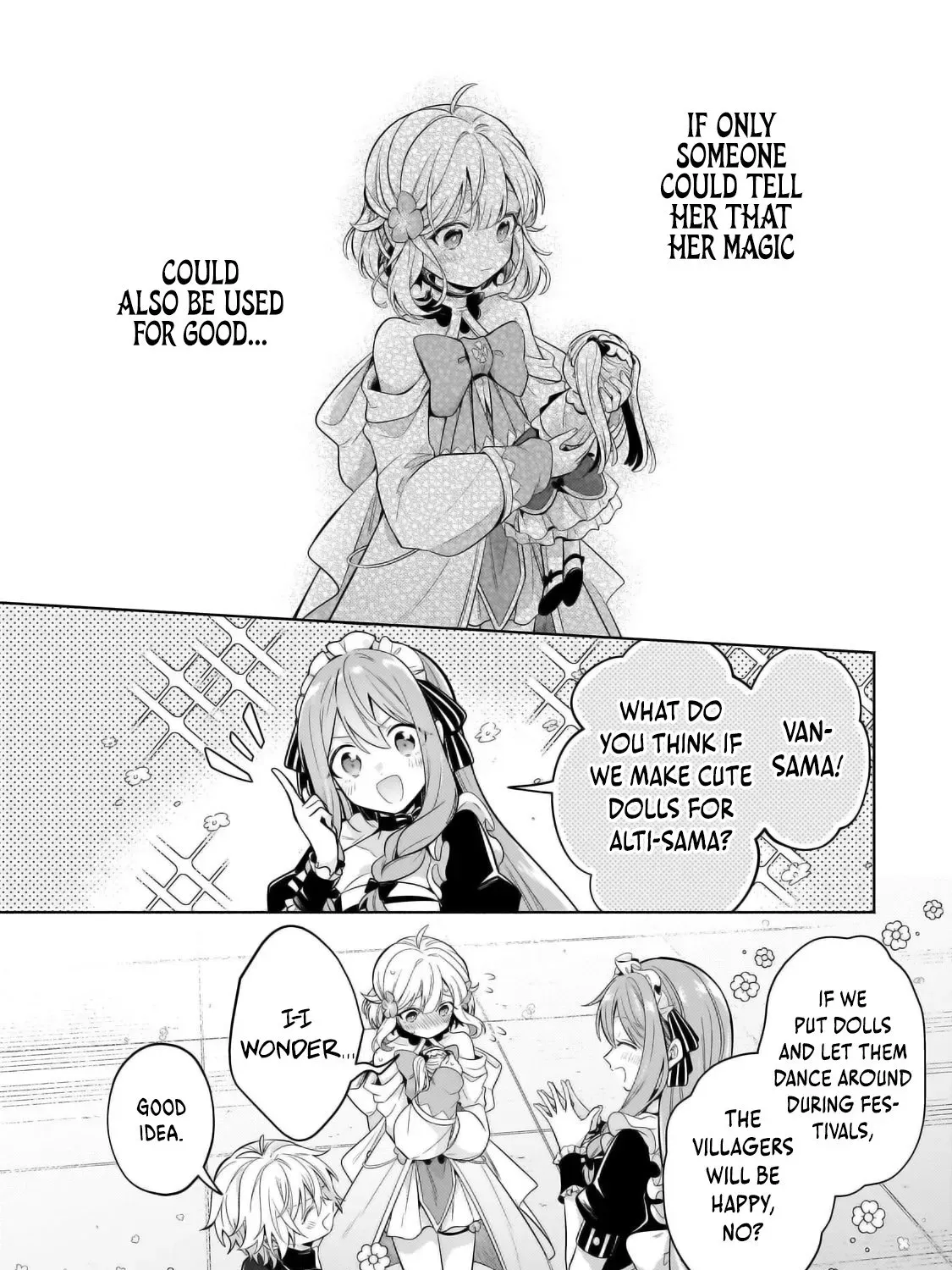 Okiraku Ryoushu no Tanoshii Ryouchi Bouei ~Seisan-kei Majutsu de Na mo na Kimura wo Saikyou no Jousai Toshi ni~ Chapter 30.3: A Smile From Your Heart (3) page 14 - 