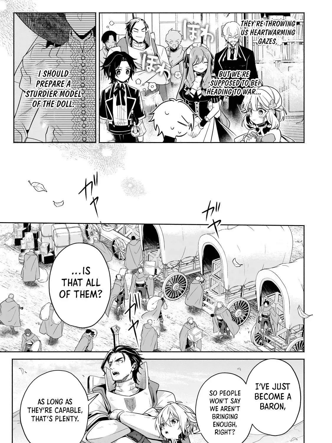 Okiraku Ryoushu no Tanoshii Ryouchi Bouei ~Seisan-kei Majutsu de Na mo na Kimura wo Saikyou no Jousai Toshi ni~ Chapter 36.2 page 22 - 