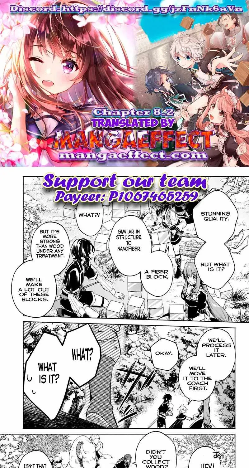 Okiraku Ryoushu no Tanoshii Ryouchi Bouei ~Seisan-kei Majutsu de Na mo na Kimura wo Saikyou no Jousai Toshi ni~ Chapter 8.2 page 1 - 