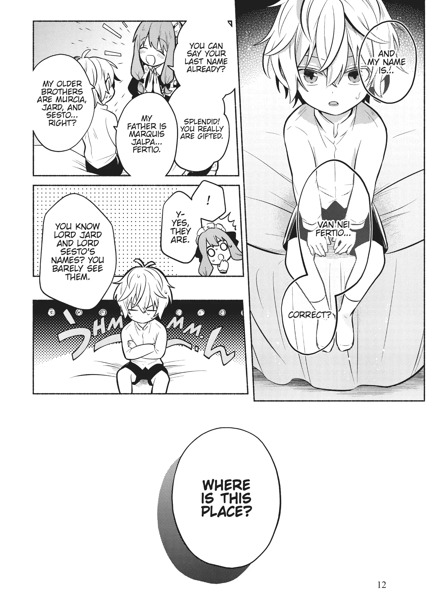 Okiraku Ryoushu no Tanoshii Ryouchi Bouei Chapter 1 page 12 - 