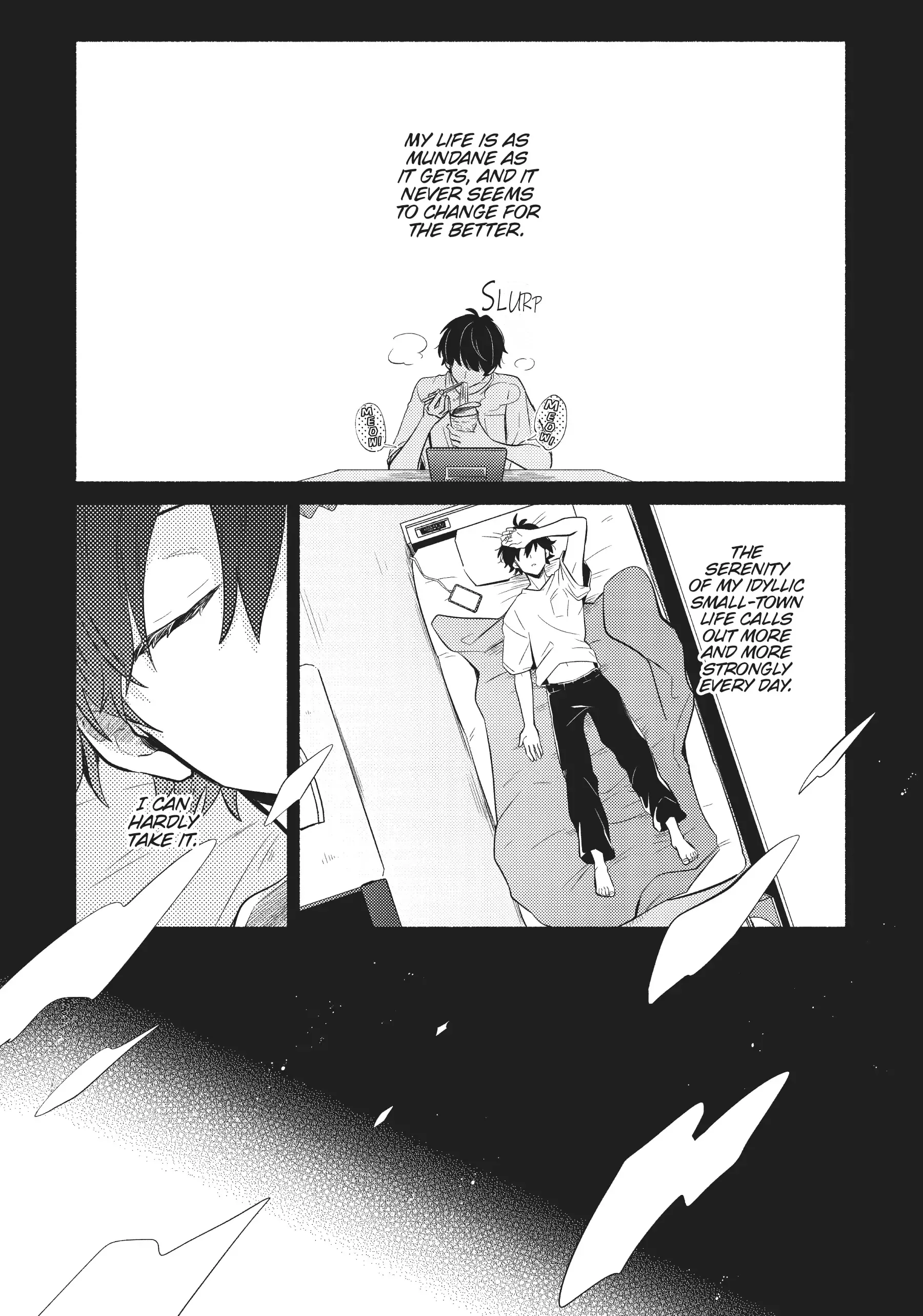 Okiraku Ryoushu no Tanoshii Ryouchi Bouei Chapter 1 page 7 - 