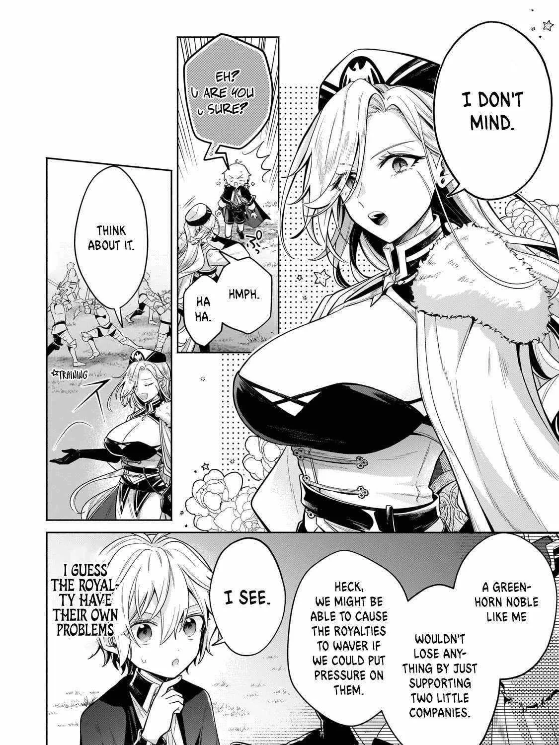 Okiraku Ryoushu no Tanoshii Ryouchi Bouei Chapter 23.1 page 15 - 