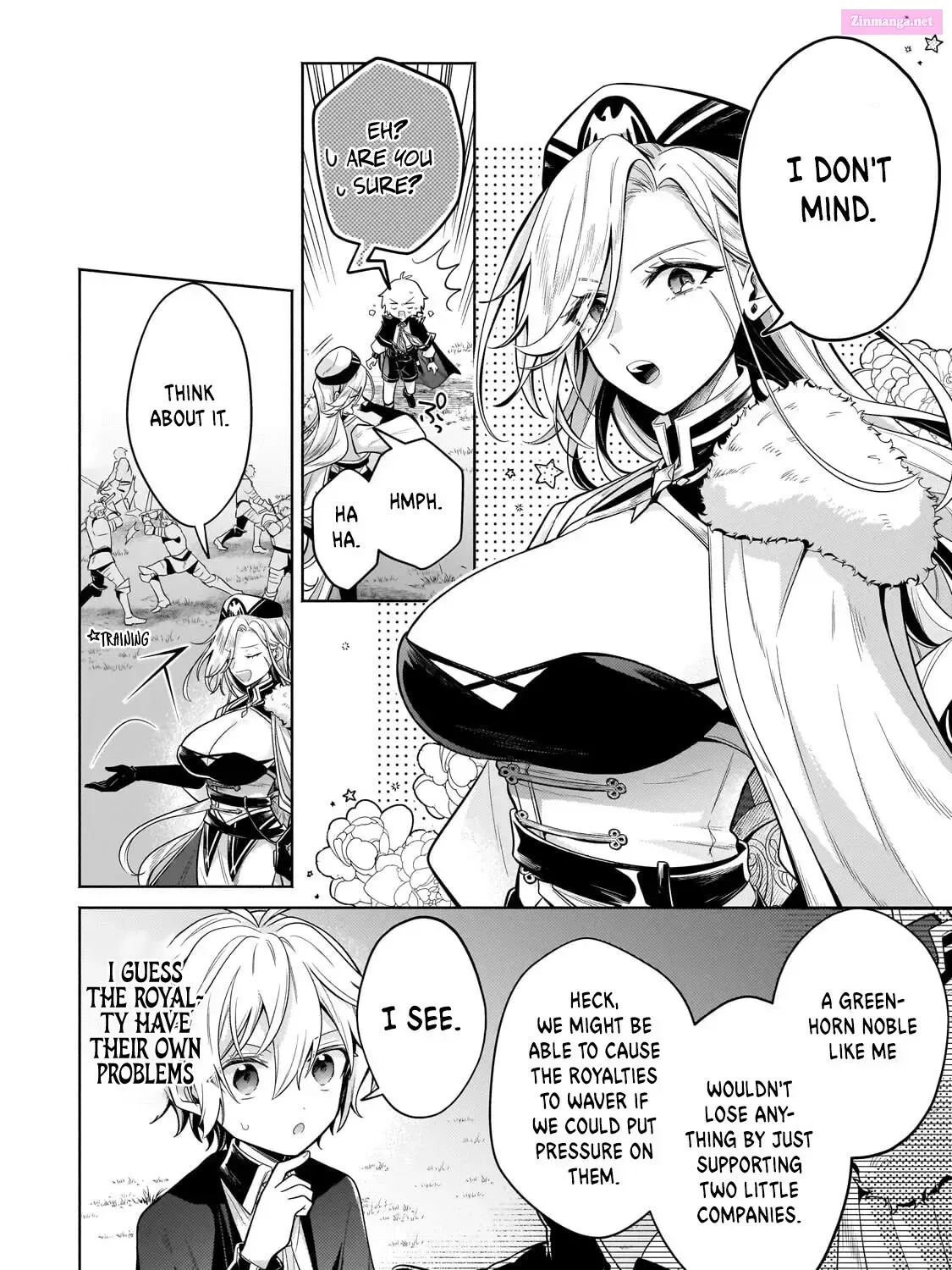 Okiraku Ryoushu no Tanoshii Ryouchi Bouei Chapter 23 page 13 - 