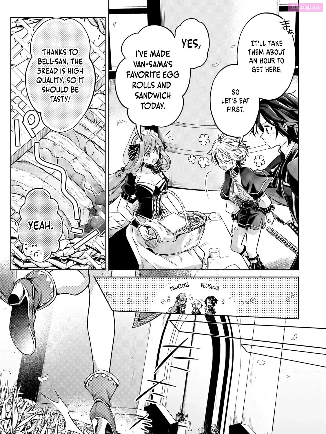 Okiraku Ryoushu no Tanoshii Ryouchi Bouei Chapter 24 page 55 - 