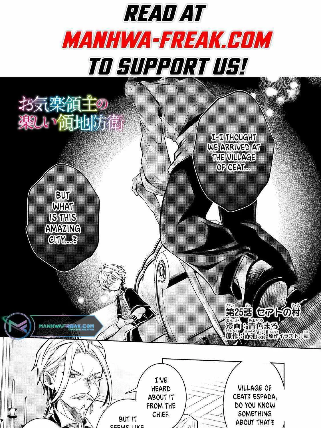 Okiraku Ryoushu no Tanoshii Ryouchi Bouei Chapter 25 page 4 - 
