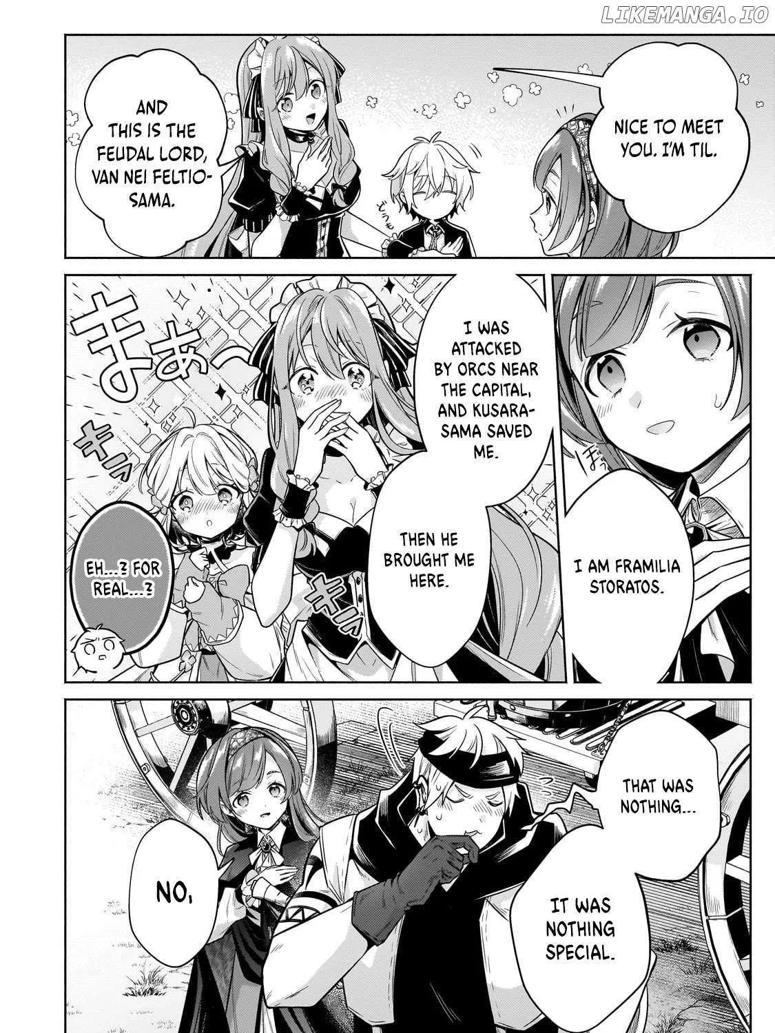 Okiraku Ryoushu no Tanoshii Ryouchi Bouei Chapter 27.1 page 18 - 