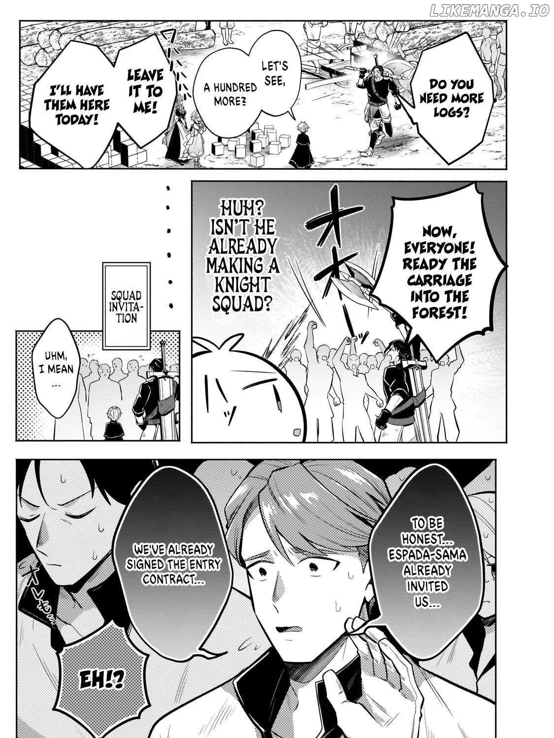 Okiraku Ryoushu no Tanoshii Ryouchi Bouei Chapter 27.1 page 8 - 