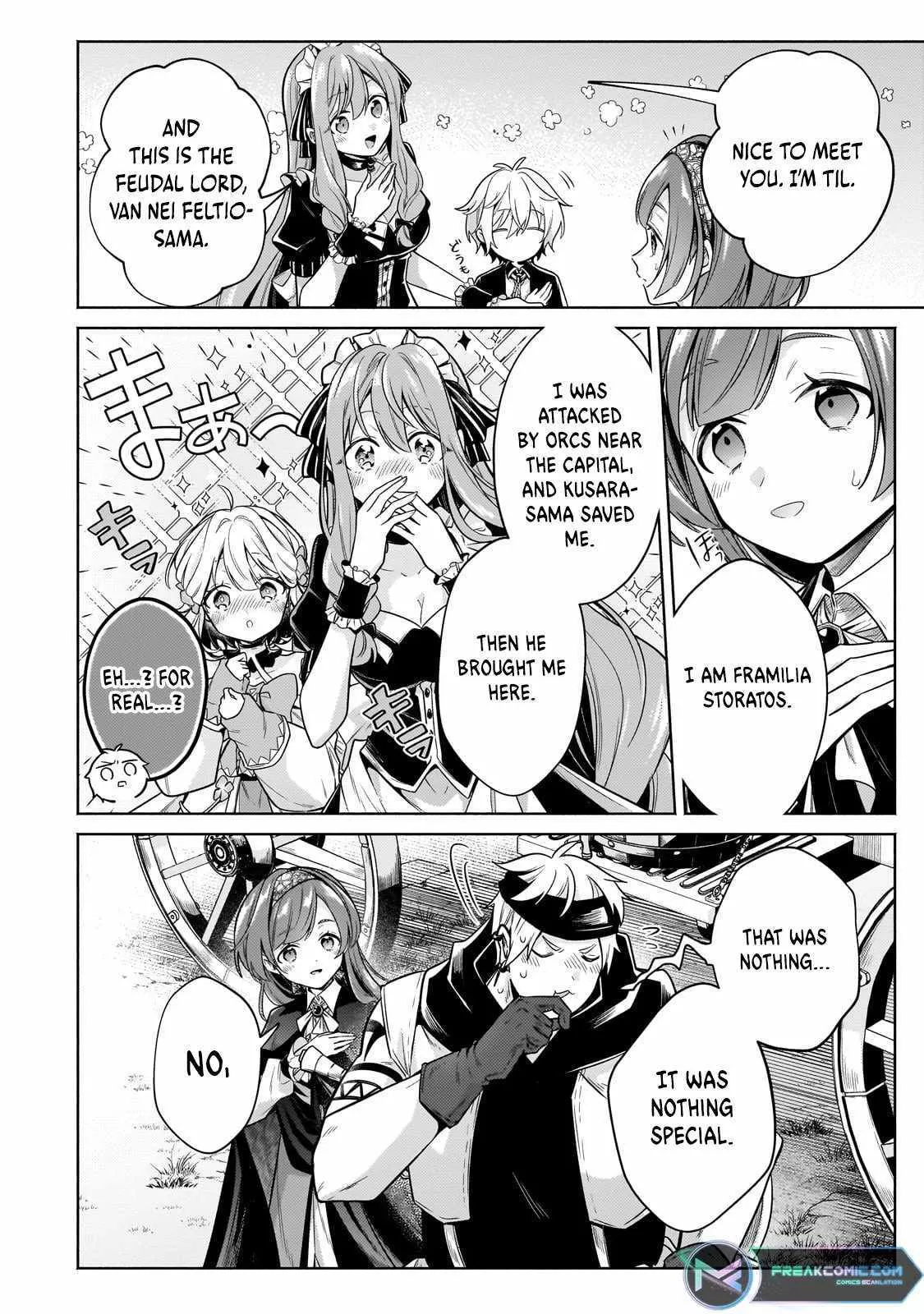 Okiraku Ryoushu no Tanoshii Ryouchi Bouei Chapter 27 page 8 - 