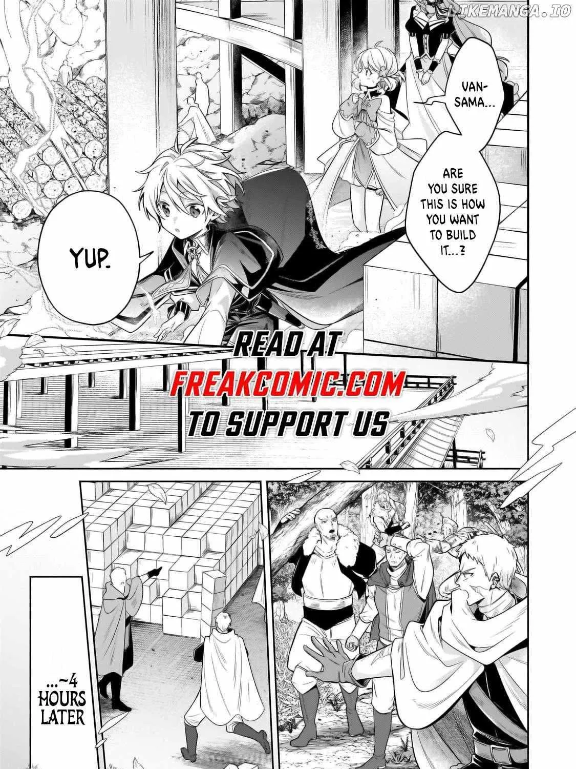 Okiraku Ryoushu no Tanoshii Ryouchi Bouei Chapter 28.1 page 34 - 