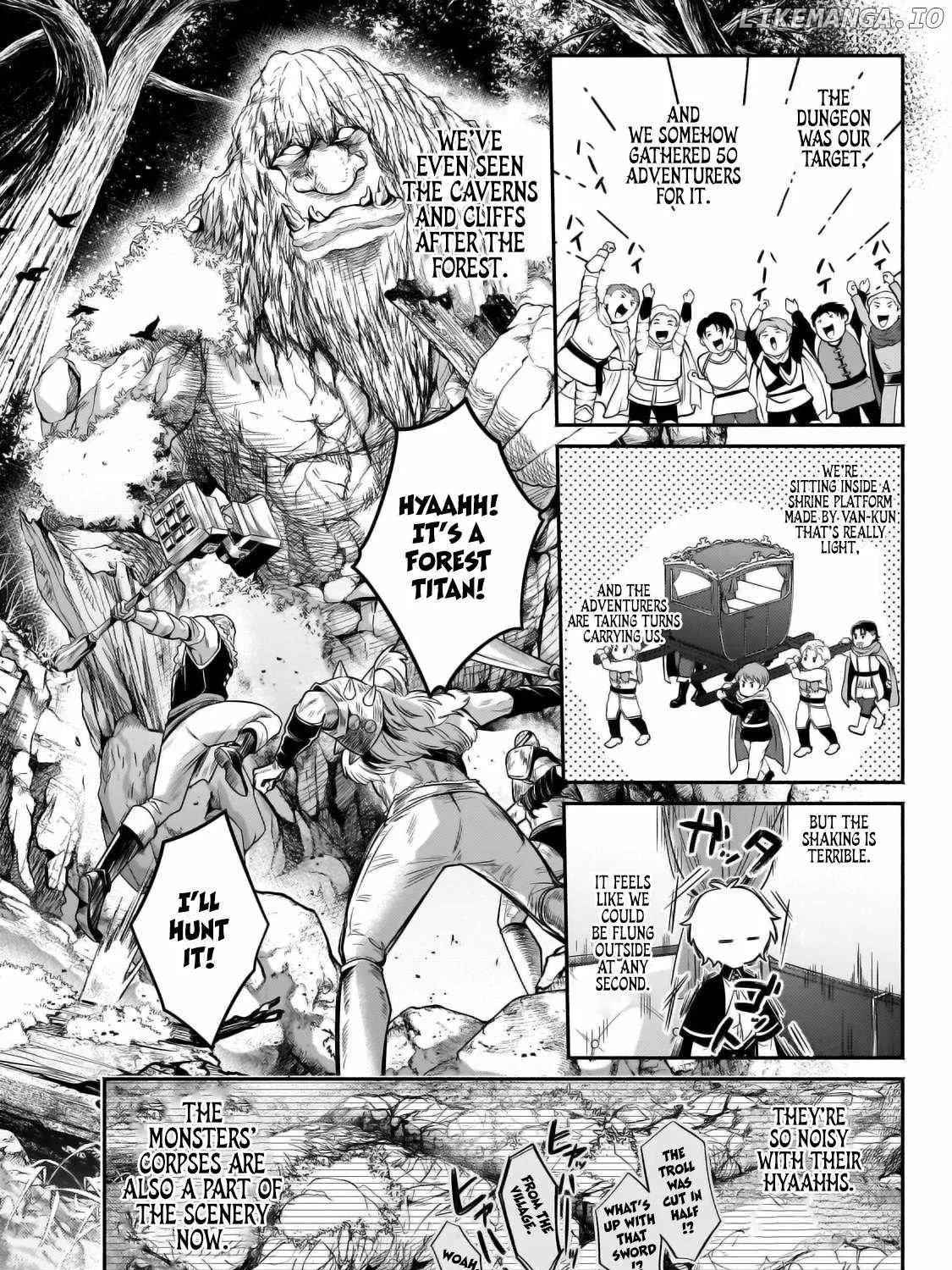 Okiraku Ryoushu no Tanoshii Ryouchi Bouei Chapter 28.1 page 8 - 