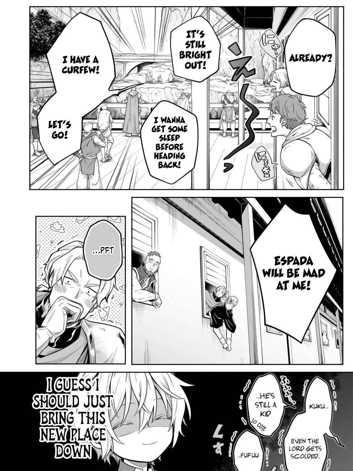 Okiraku Ryoushu no Tanoshii Ryouchi Bouei Chapter 28.2 page 14 - 