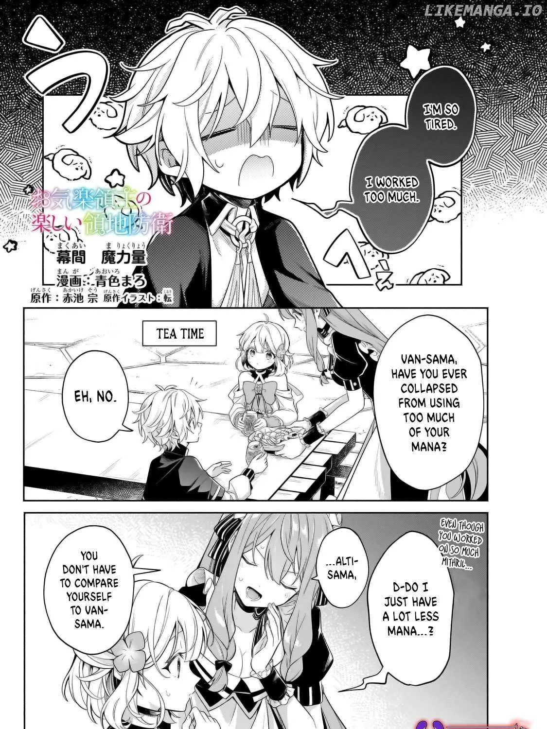 Okiraku Ryoushu no Tanoshii Ryouchi Bouei Chapter 31.3 page 2 - 