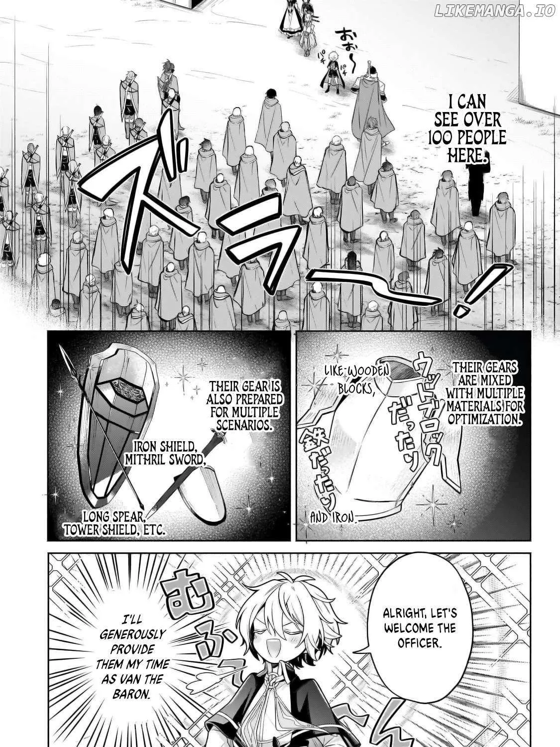 Okiraku Ryoushu no Tanoshii Ryouchi Bouei Chapter 32.2 page 19 - 