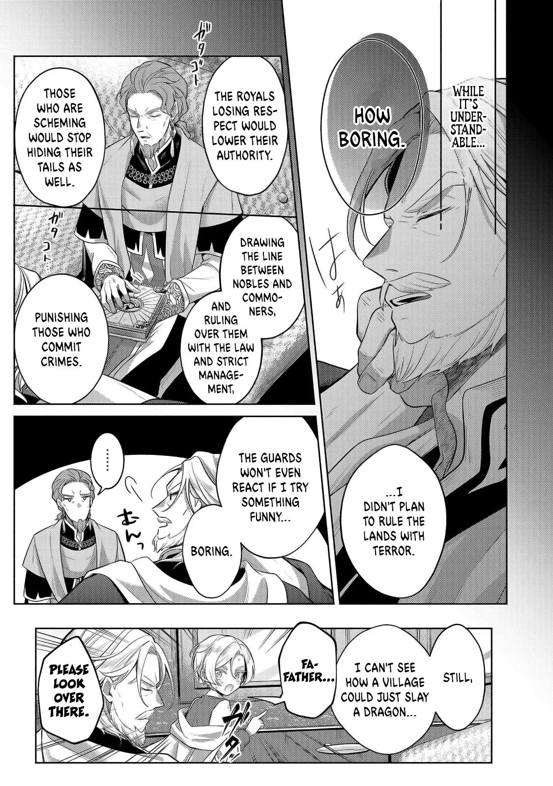 Okiraku Ryoushu no Tanoshii Ryouchi Bouei Chapter 32 page 10 - 