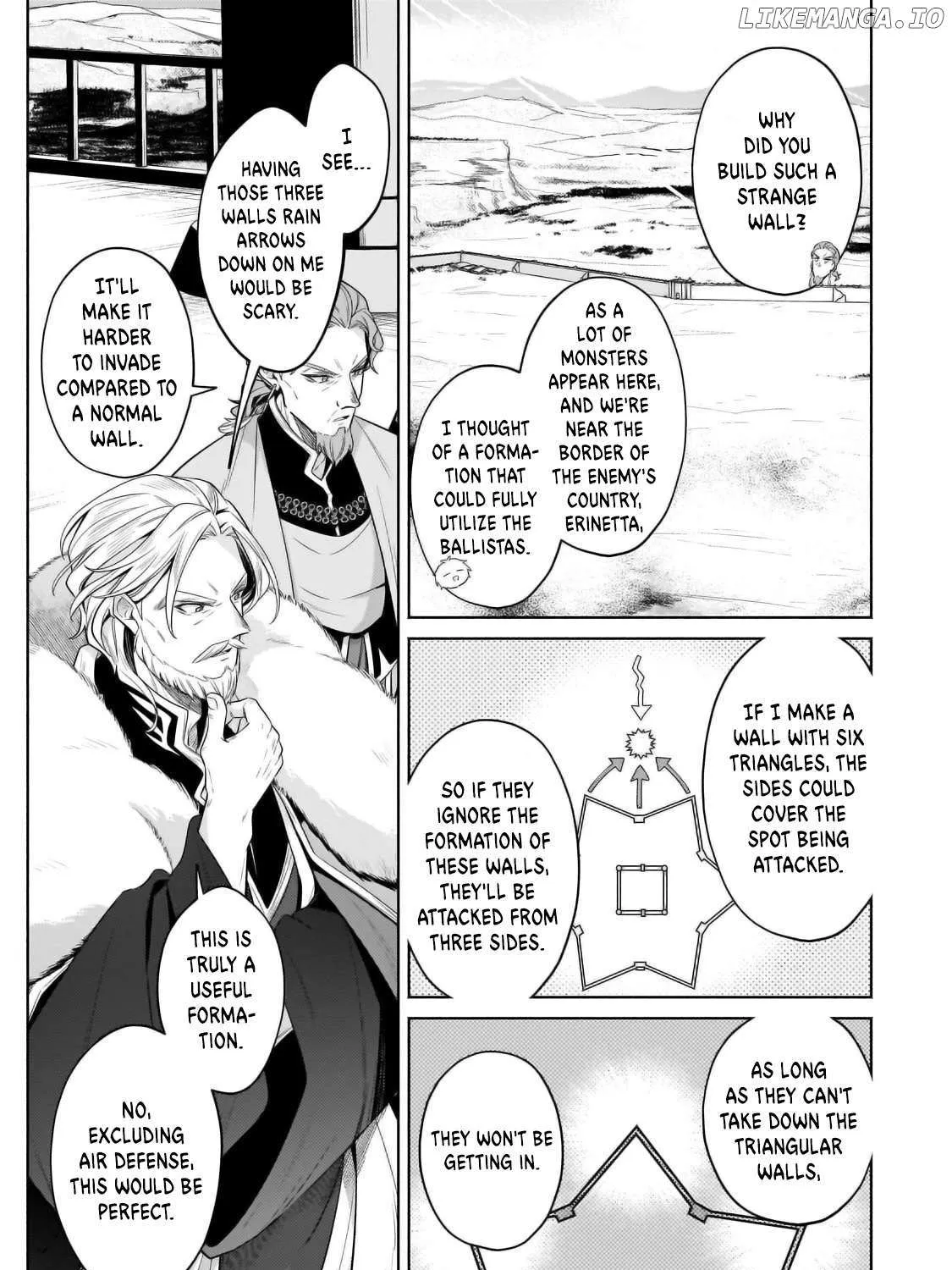 Okiraku Ryoushu no Tanoshii Ryouchi Bouei Chapter 33.1 page 11 - 
