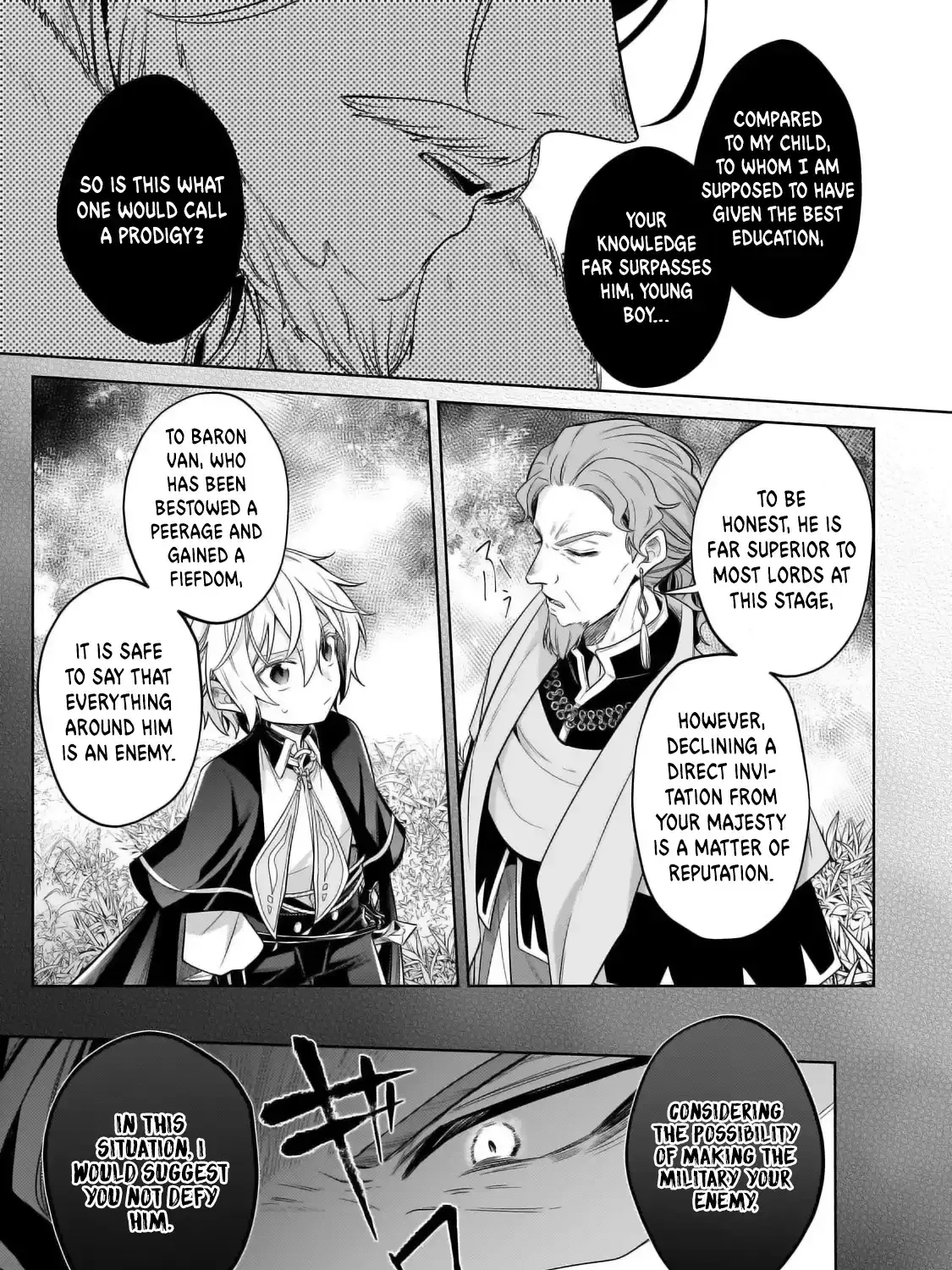 Okiraku Ryoushu no Tanoshii Ryouchi Bouei Chapter 34.1 page 10 - 