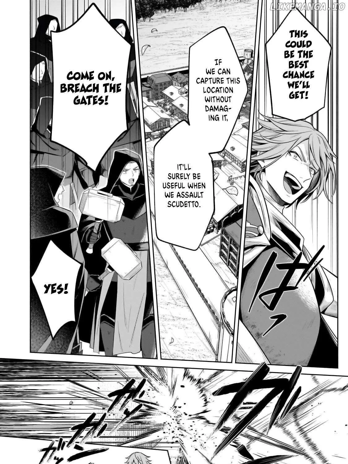 Okiraku Ryoushu no Tanoshii Ryouchi Bouei Chapter 35.1 page 13 - 