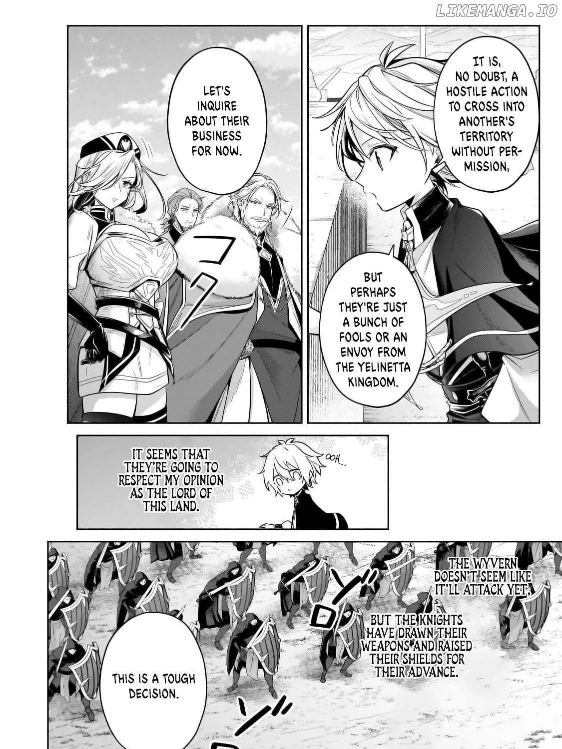 Okiraku Ryoushu no Tanoshii Ryouchi Bouei Chapter 35.1 page 25 - 