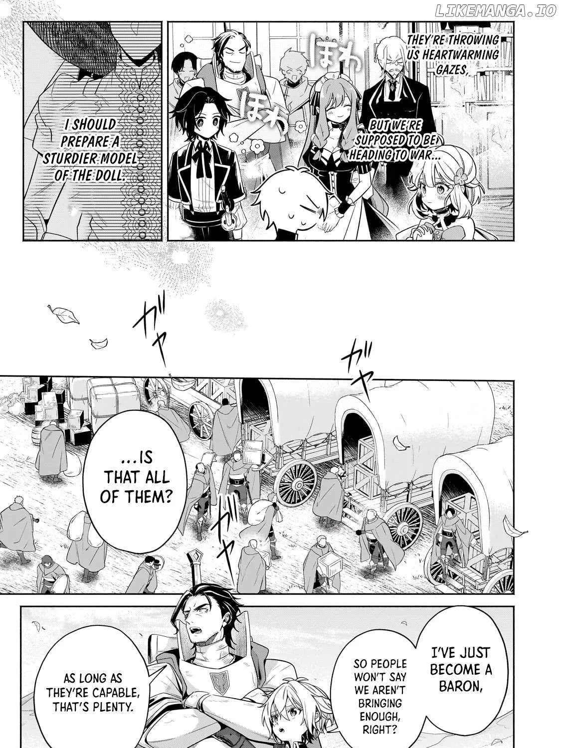 Okiraku Ryoushu no Tanoshii Ryouchi Bouei Chapter 36.2 page 21 - 