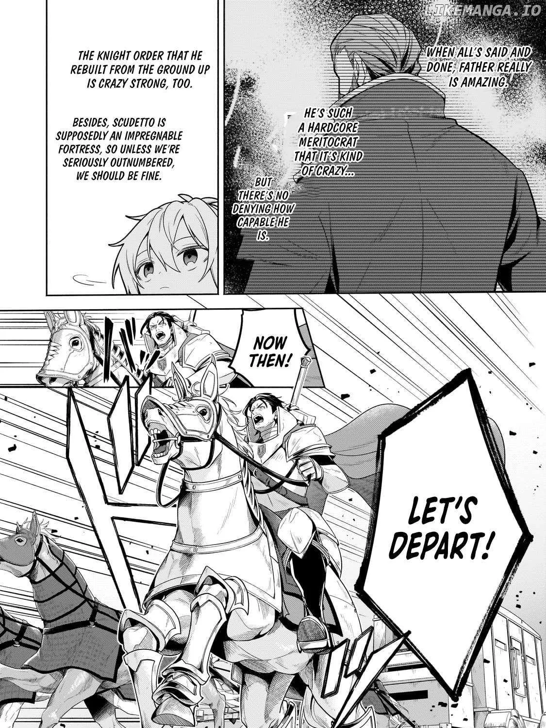 Okiraku Ryoushu no Tanoshii Ryouchi Bouei Chapter 36.3 page 17 - 
