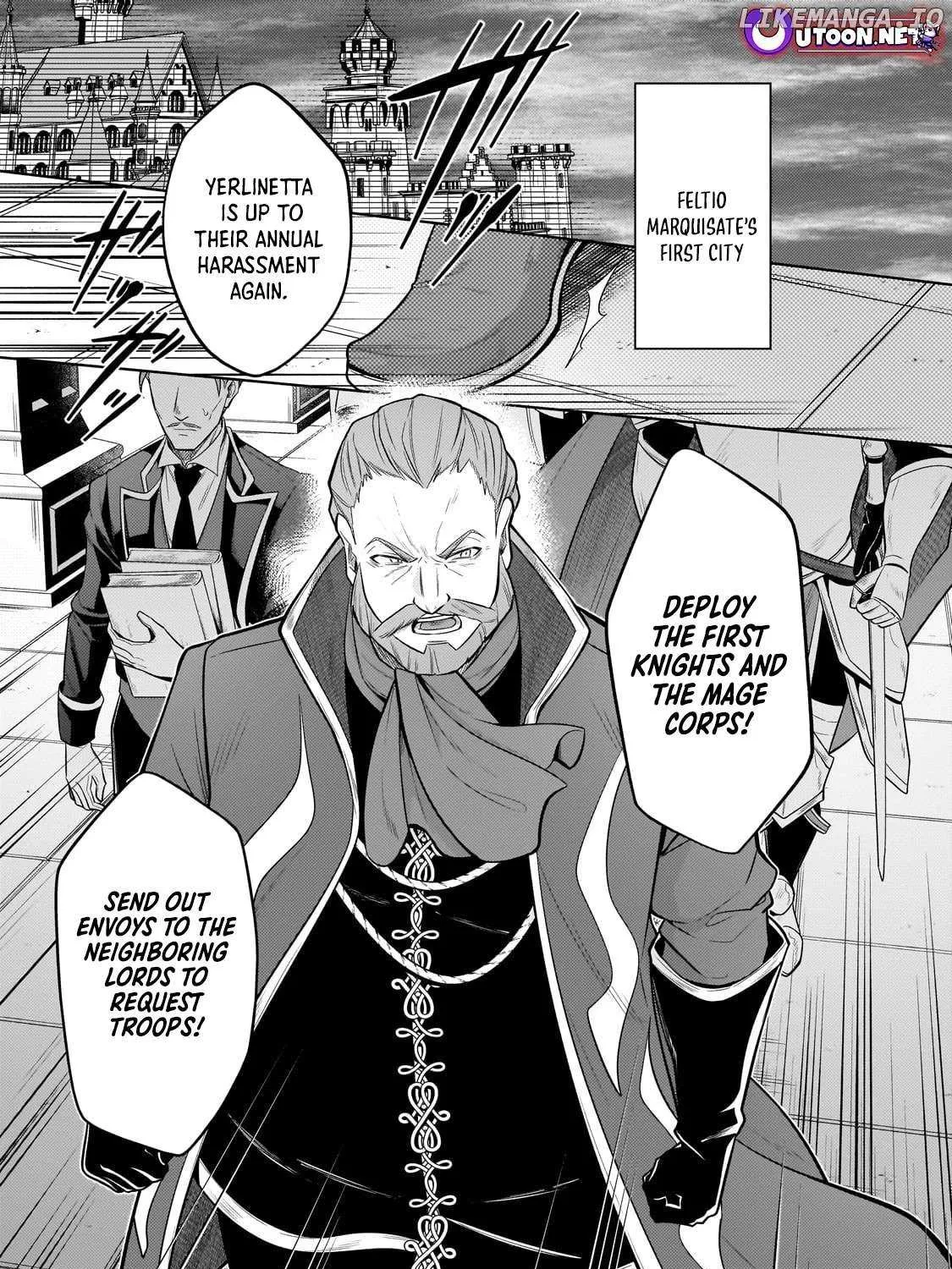 Okiraku Ryoushu no Tanoshii Ryouchi Bouei Chapter 37.1 page 2 - 