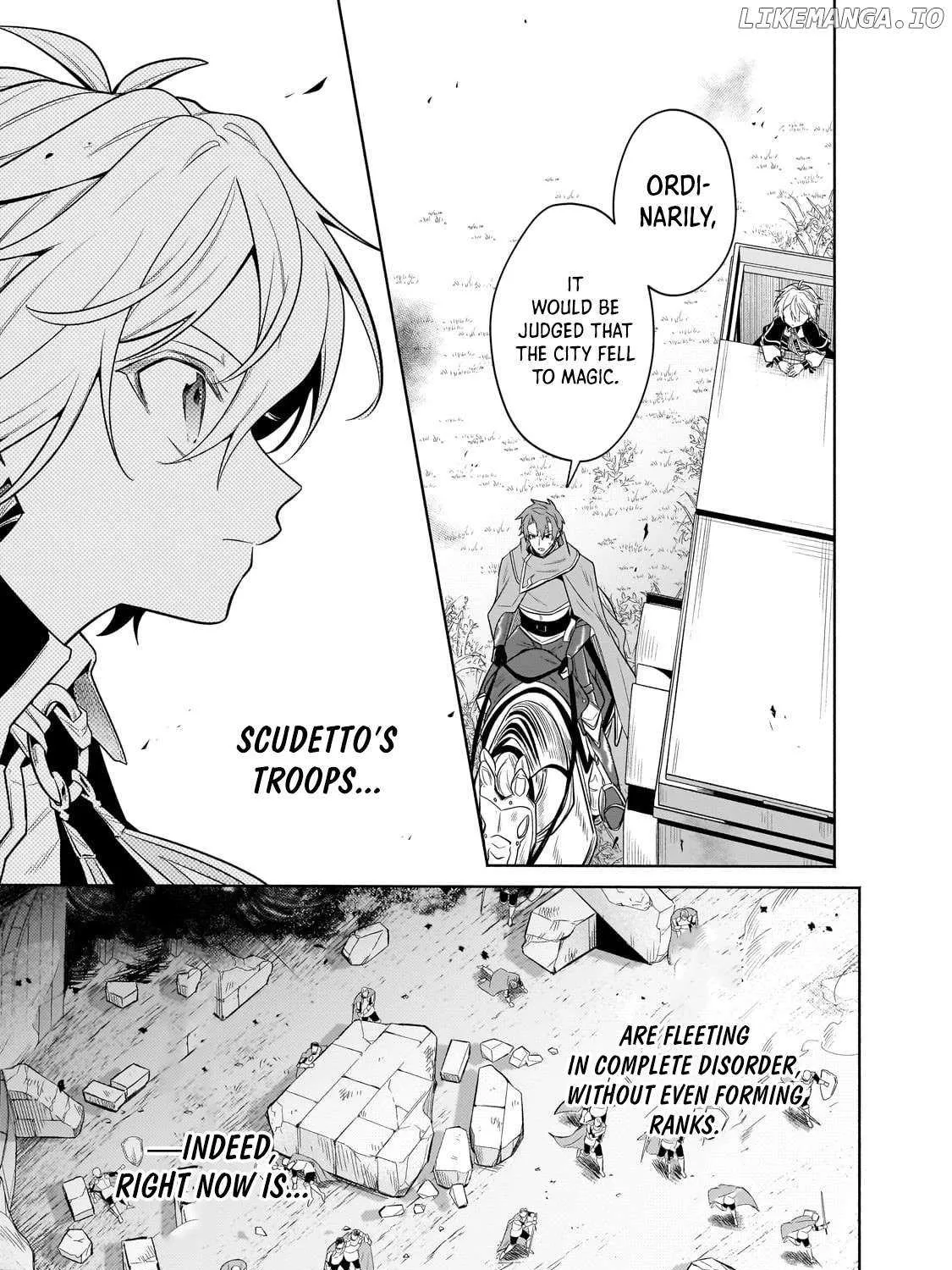 Okiraku Ryoushu no Tanoshii Ryouchi Bouei Chapter 37.1 page 22 - 
