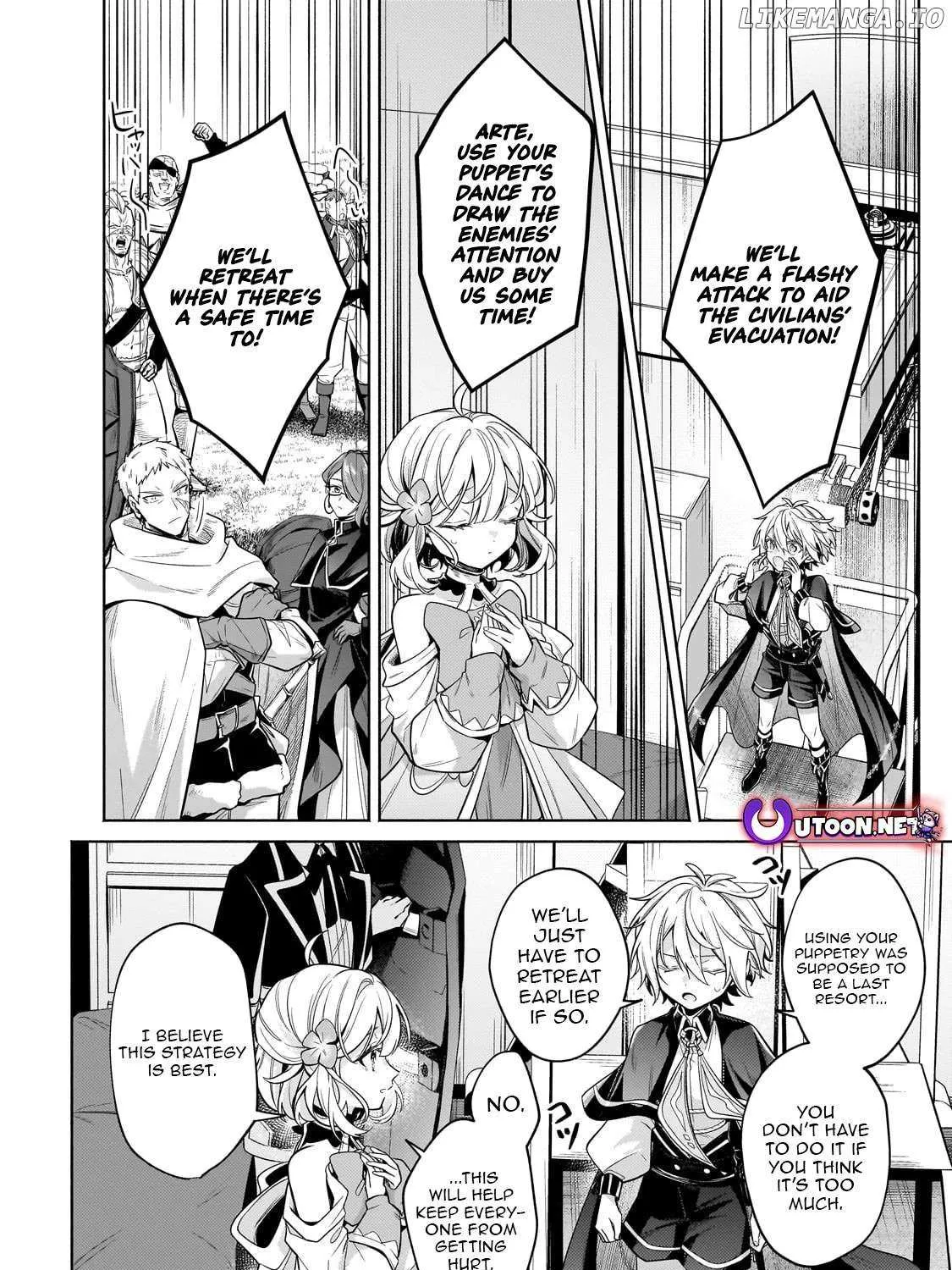 Okiraku Ryoushu no Tanoshii Ryouchi Bouei Chapter 37.2 page 16 - 