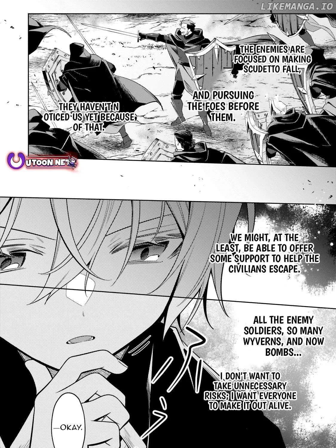 Okiraku Ryoushu no Tanoshii Ryouchi Bouei Chapter 37.2 page 8 - 